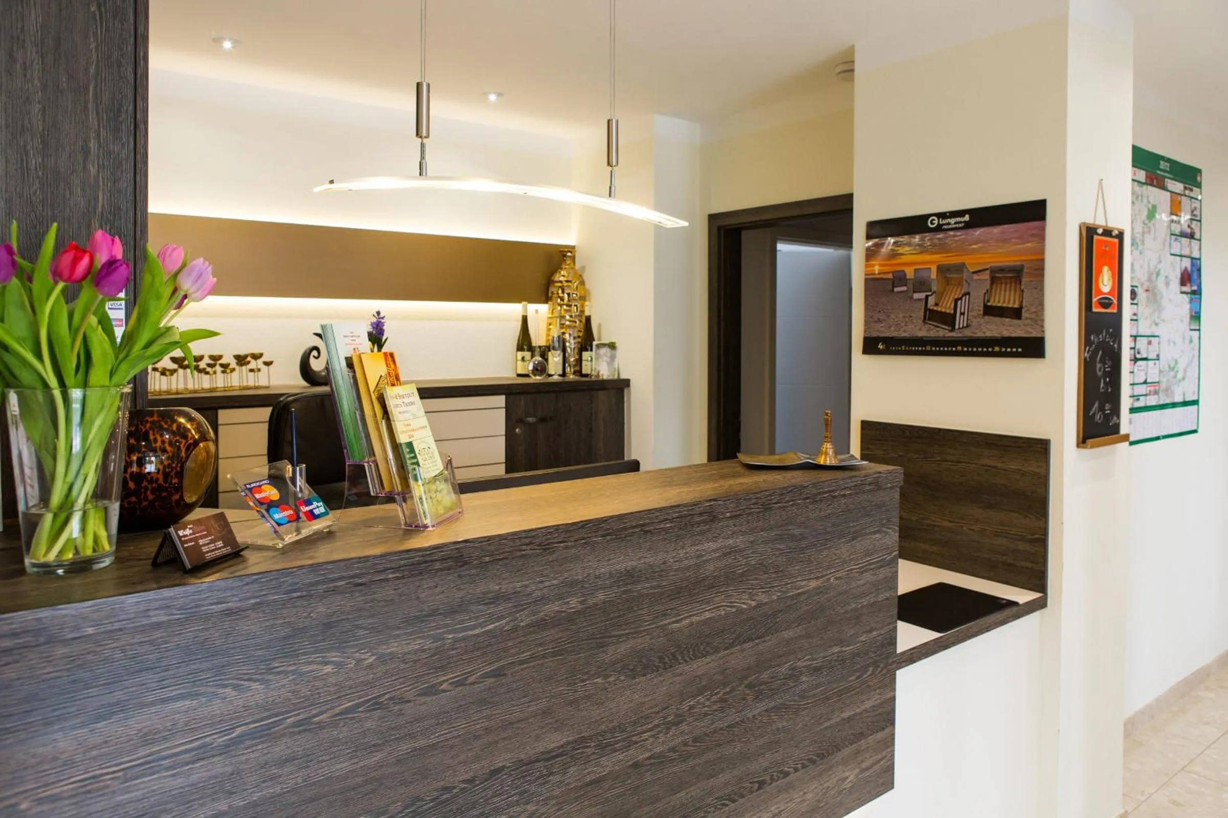 Lobby or reception in Hotel Weisse Elster