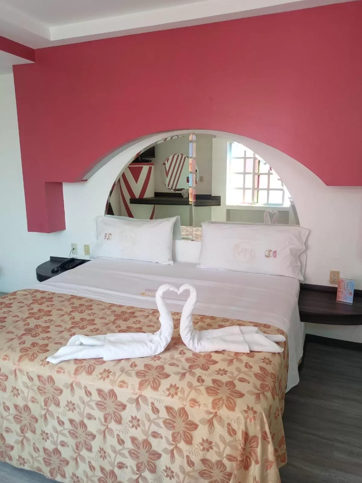 Bed in Hotel Afrodita