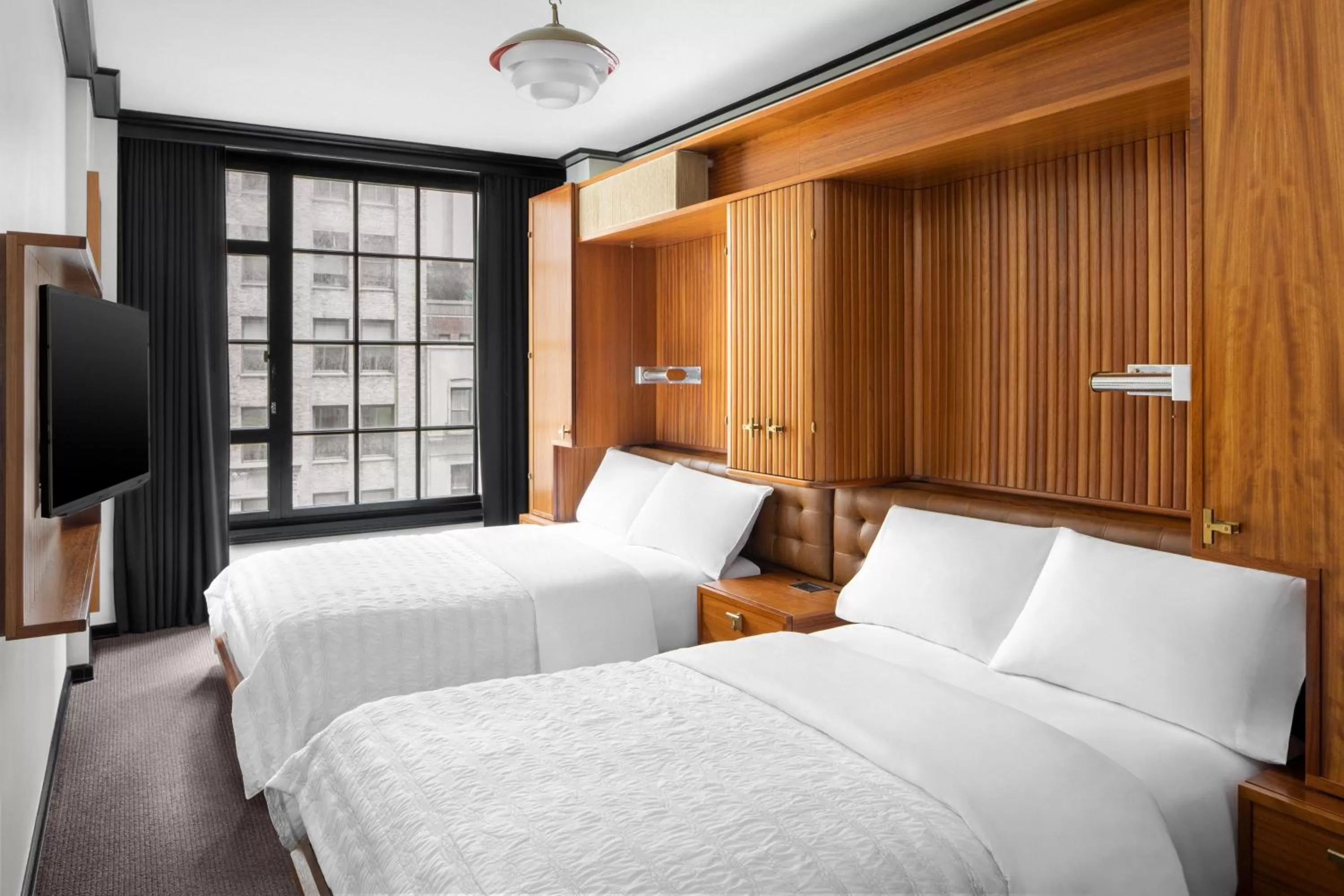 Guest Room, 2 Double, Cozy Two Double in Le Meridien New York, Central Park by Marriott