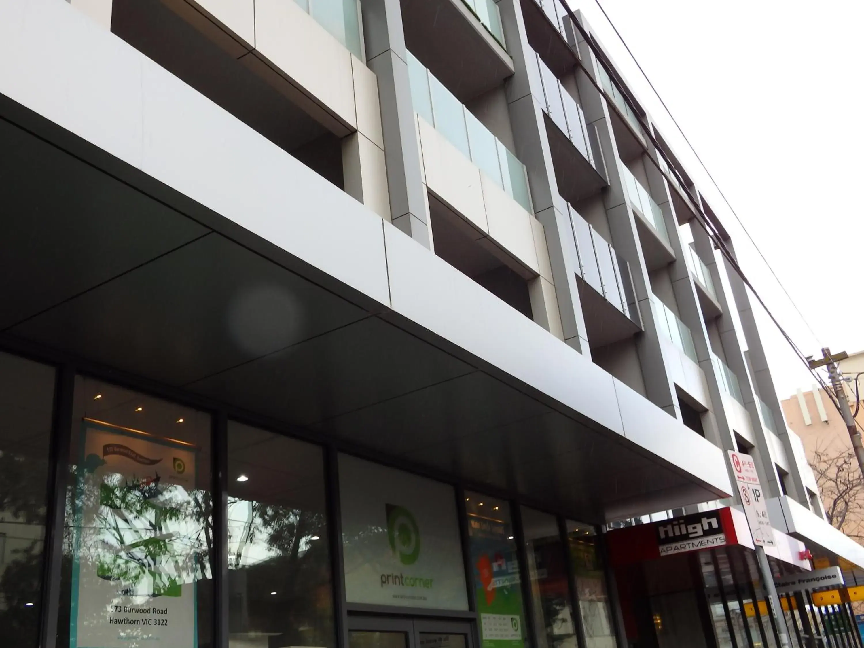 Facade/entrance, Property Building in Hiigh Apartments