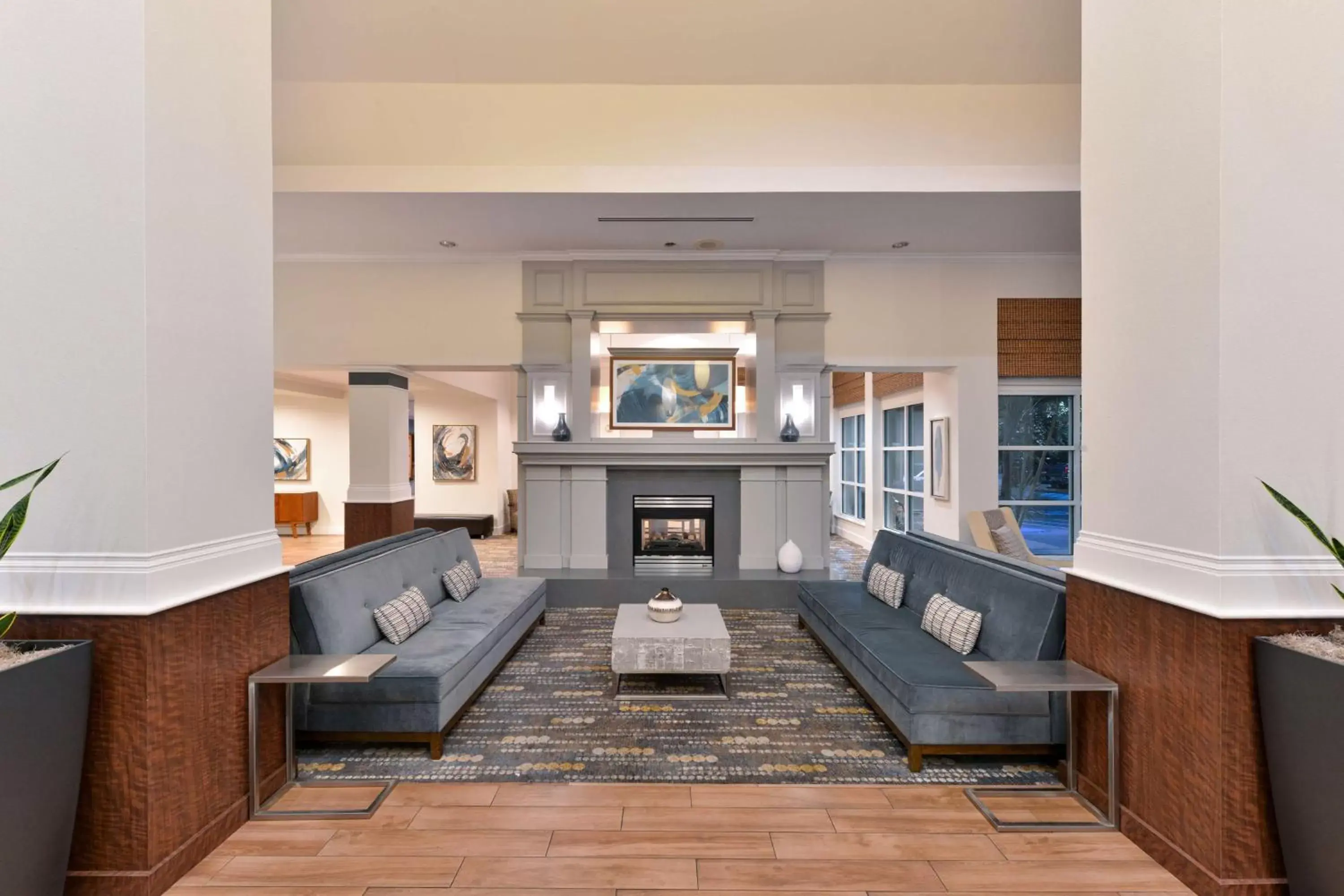 Lobby or reception in Hilton Garden Inn Napa