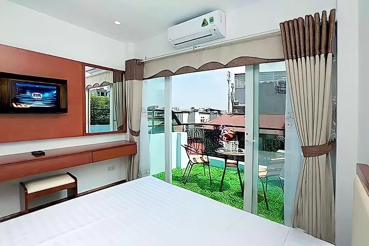 Bed in Hanoi Old Quarter Hotel