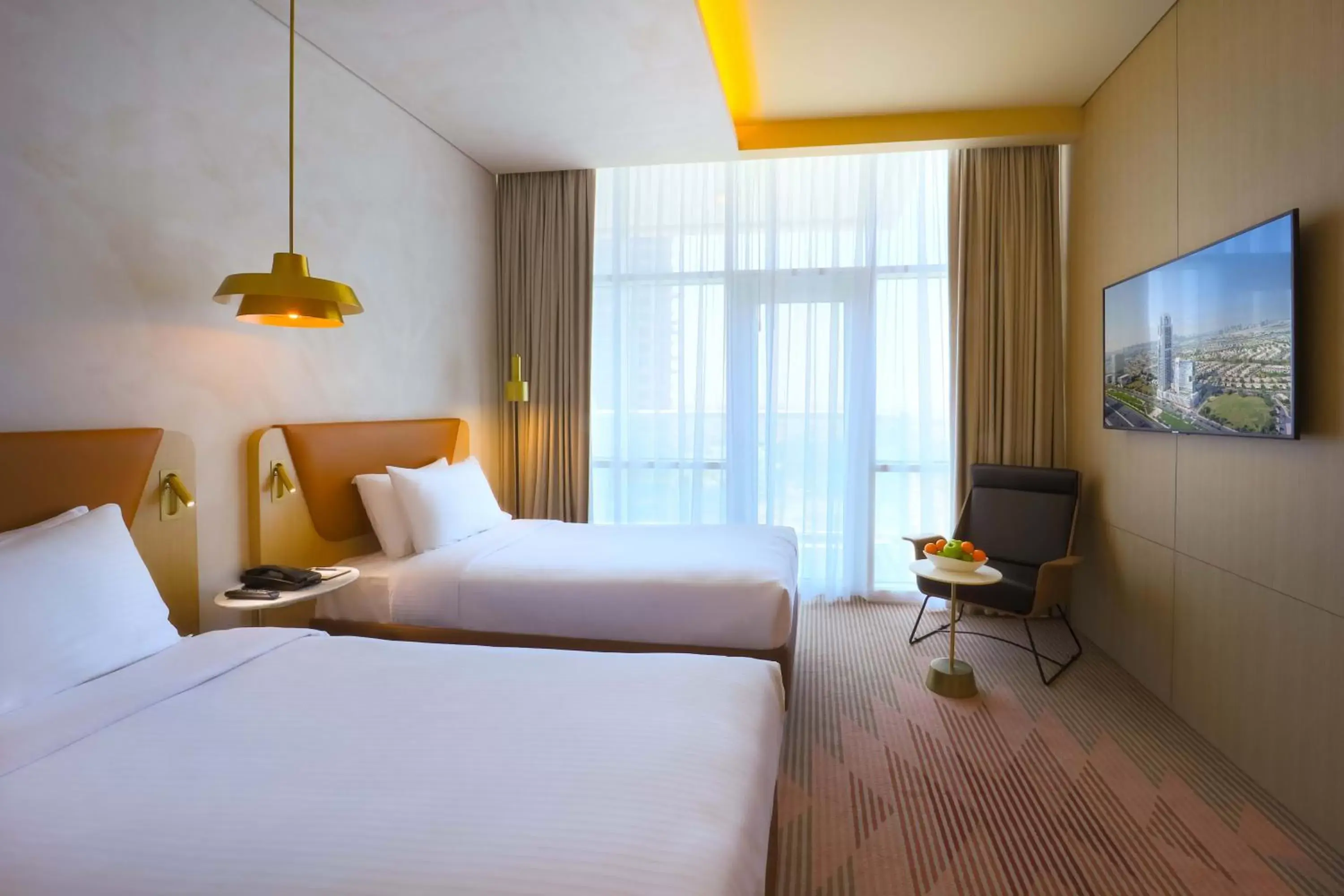 Photo of the whole room, Bed in Novotel Jumeirah Village Triangle