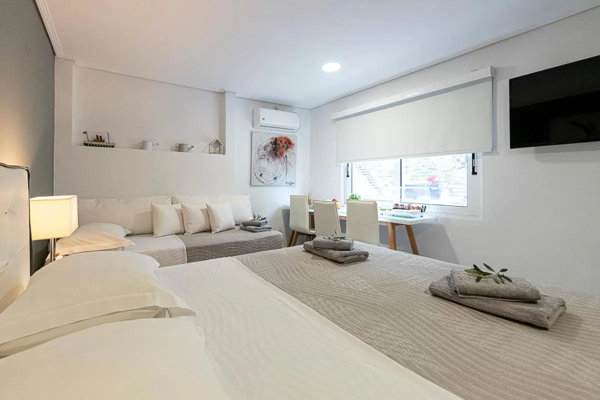 Bed in Comfort Stay Athens Airport Hotel - FREE shuttle from and to the airport