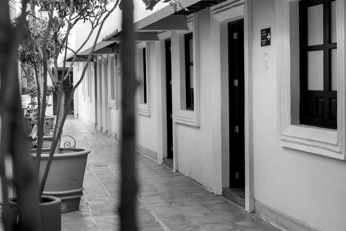 Patio in Hotel La Morada