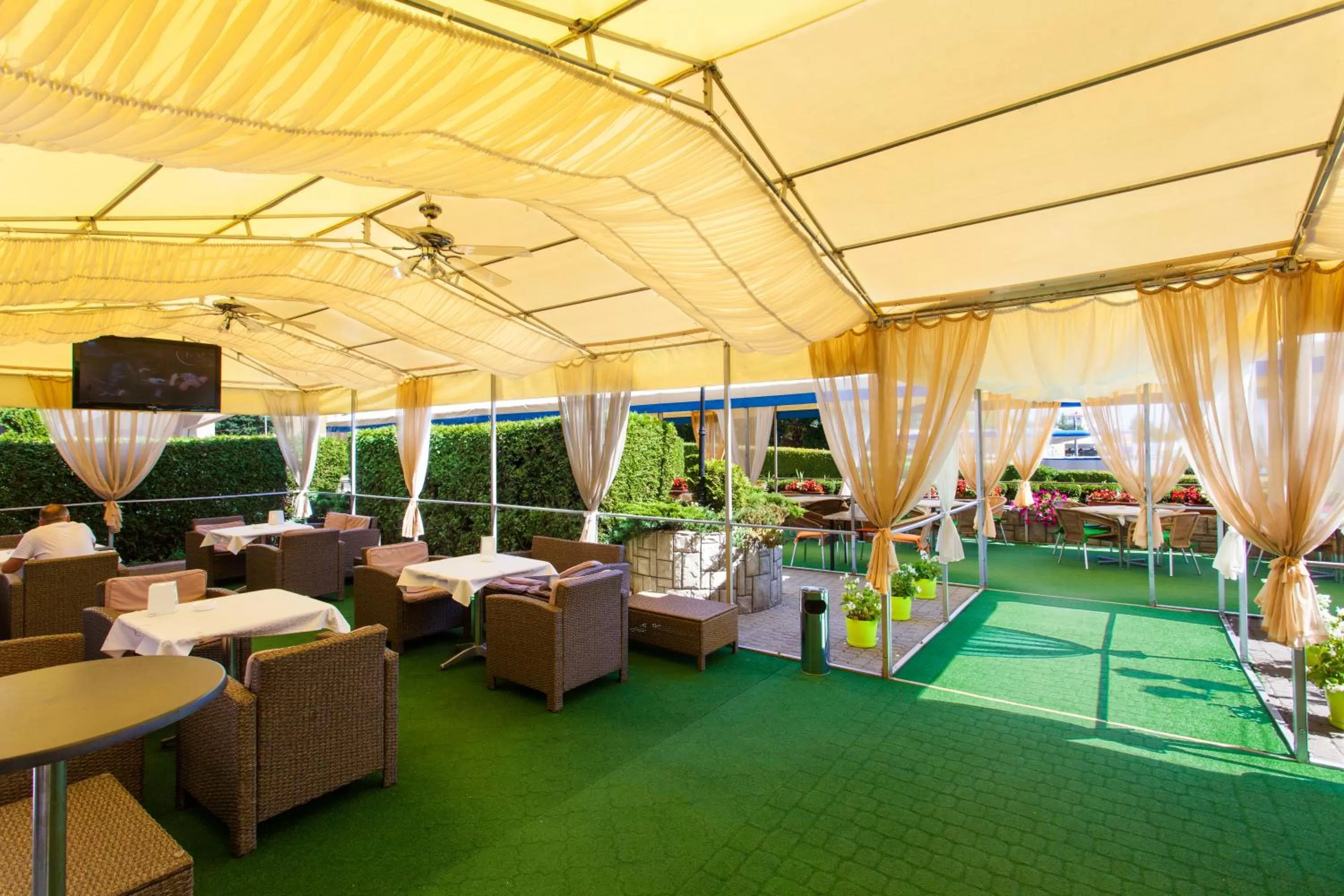 Balcony/Terrace in Conference Hotel Suputnyk