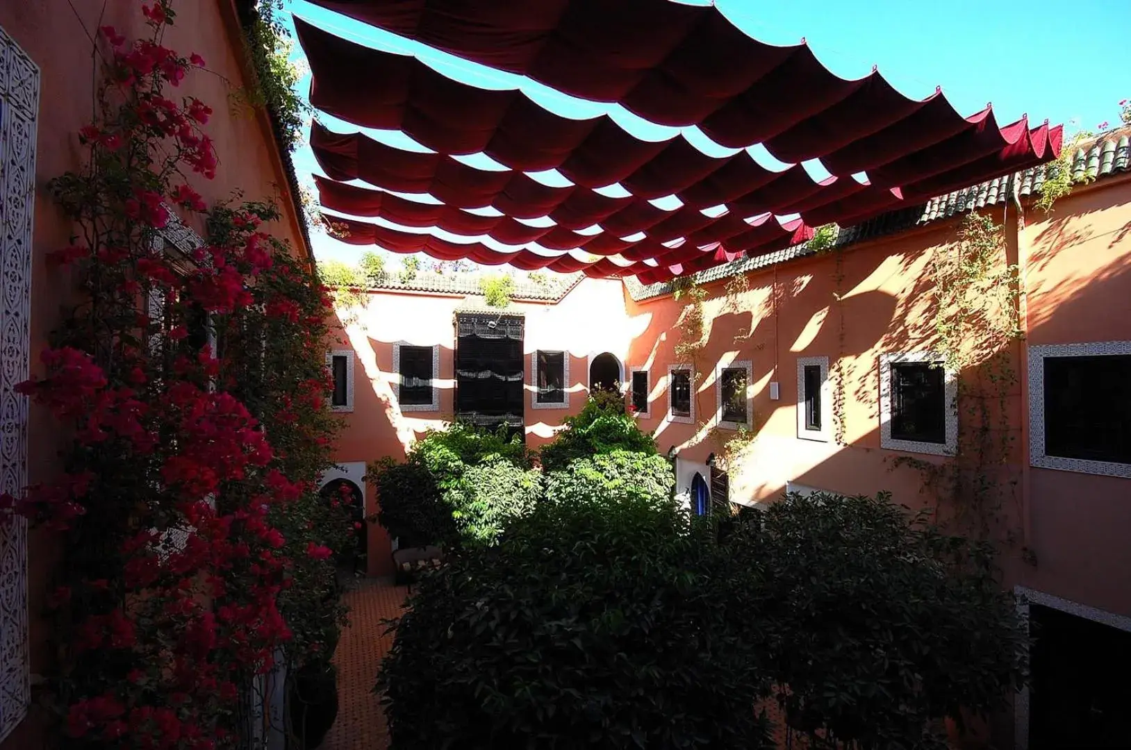 Inner courtyard view in Les Borjs De La Kasbah