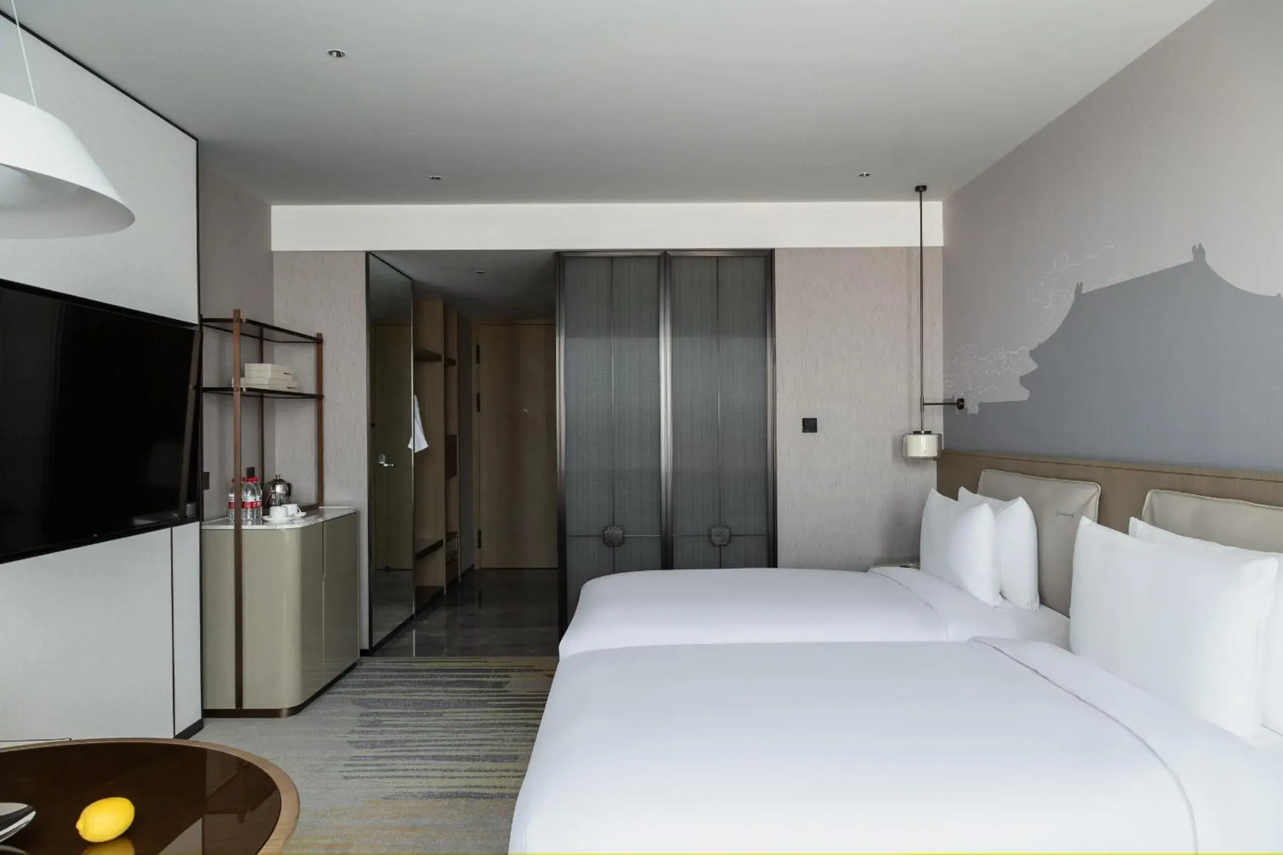 Craftsmanship Twin Room in Grand Metropark Yuantong Hotel Beijing Craftsmanship Twin Room in Grand Metropark Yuantong Hotel Beijing