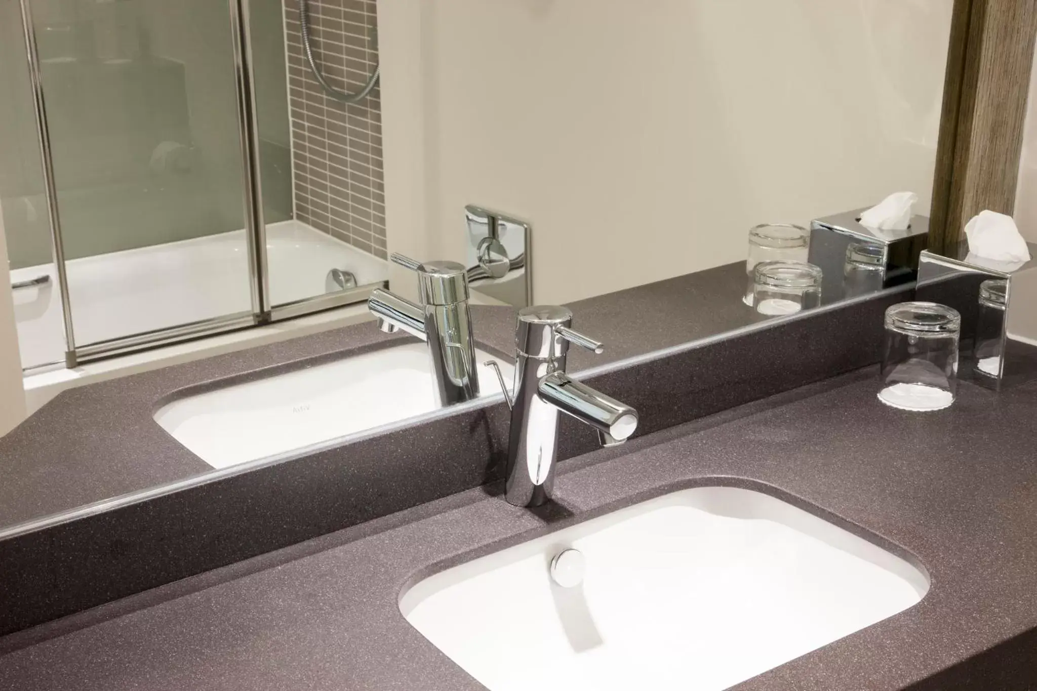 Bathroom in Holiday Inn Lancaster, an IHG Hotel