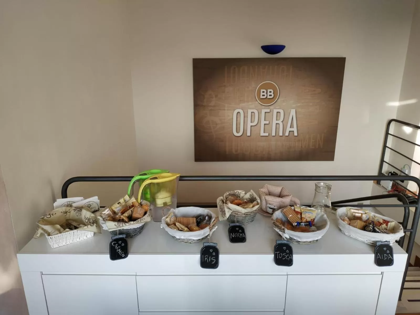 Italian breakfast in Opera B&B