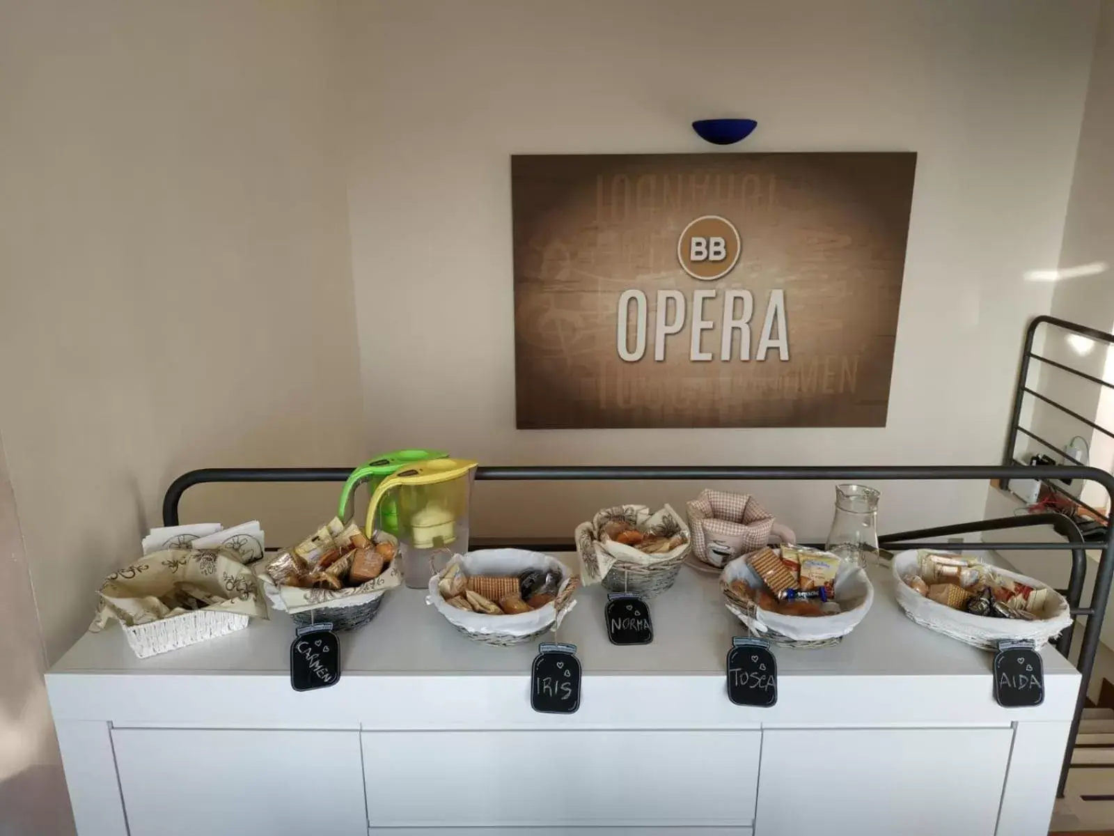 Italian breakfast in Opera B&B