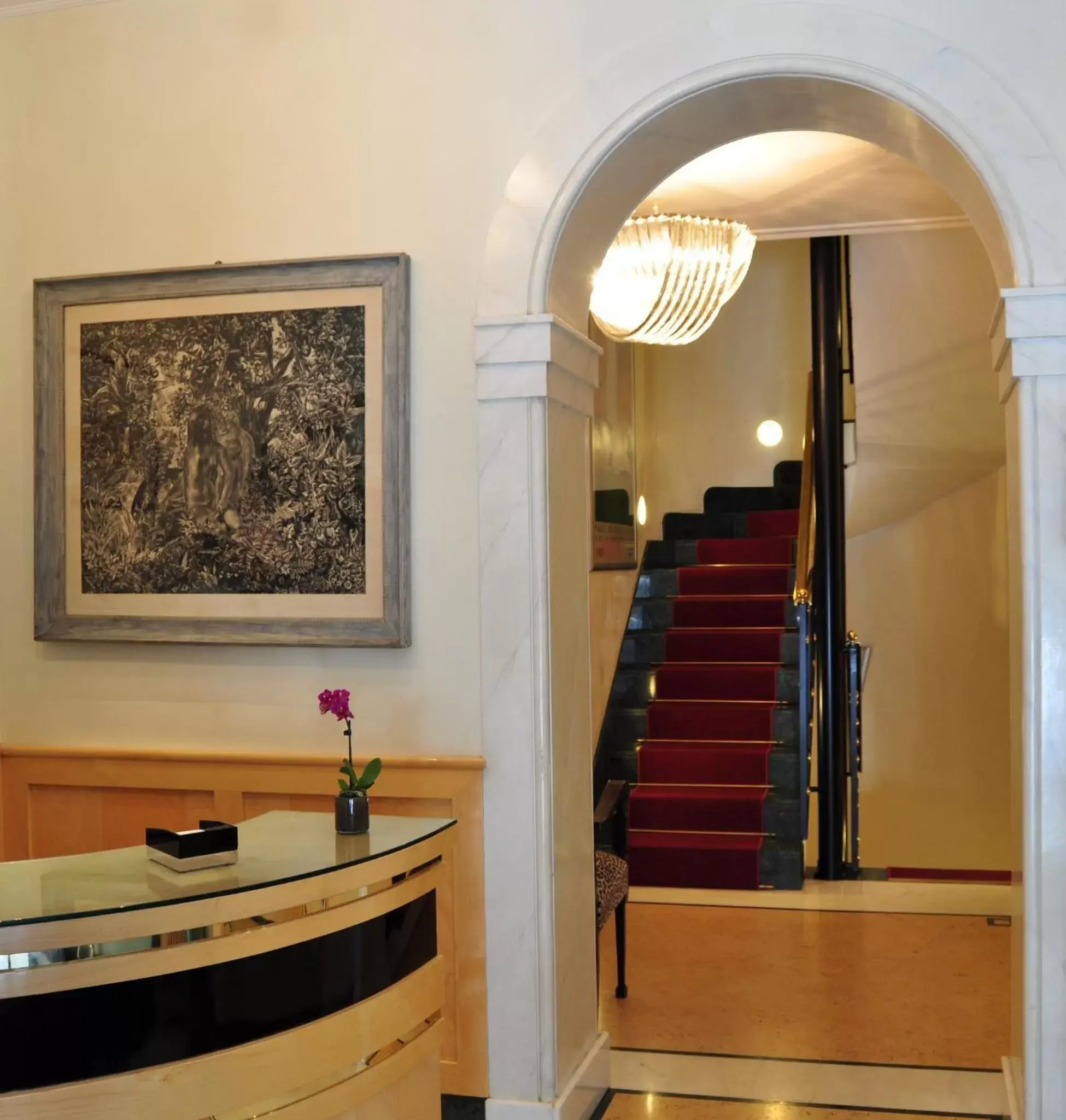 Lobby or reception in Hotel Gregoriana