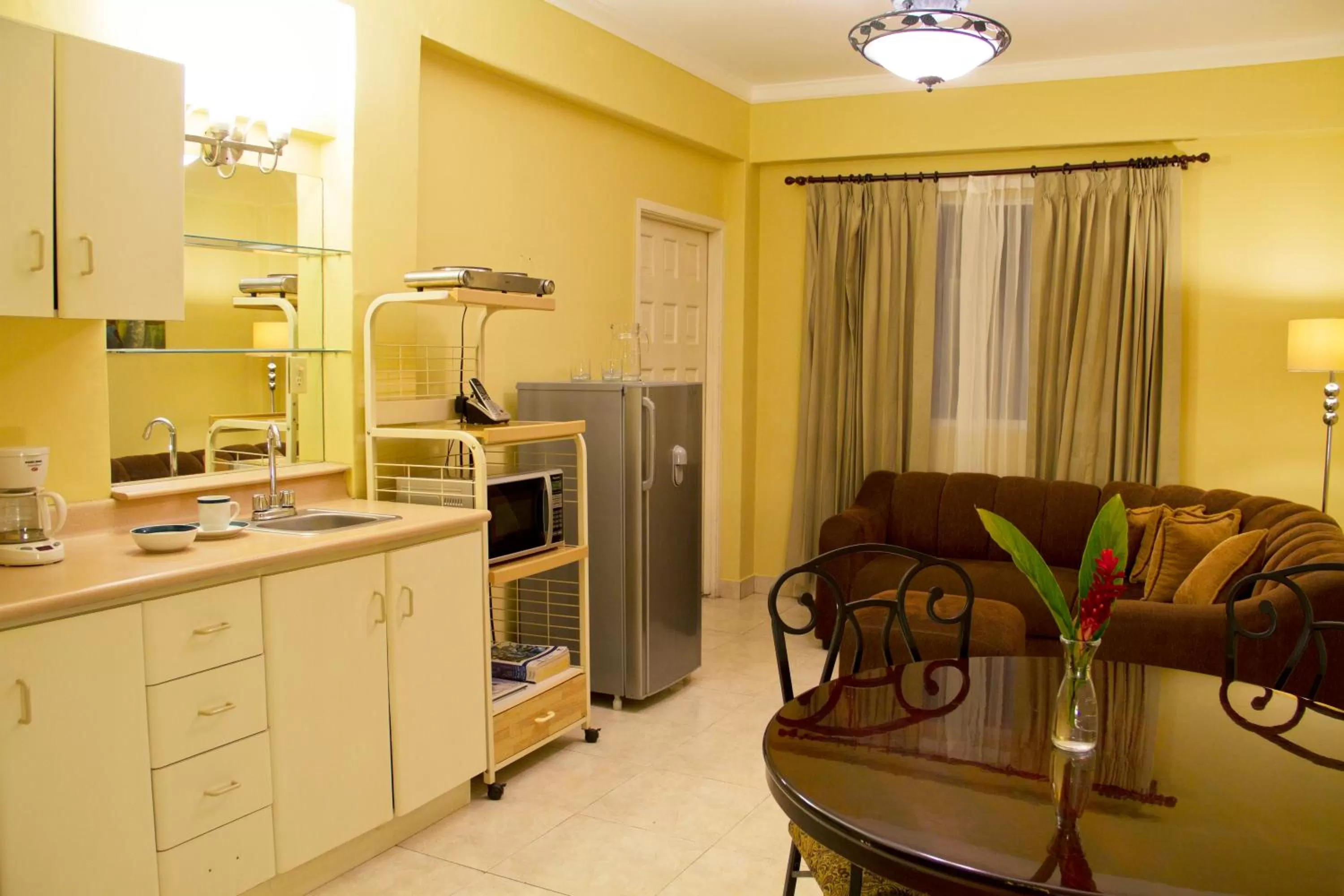 Kitchen or kitchenette in Albrook Inn