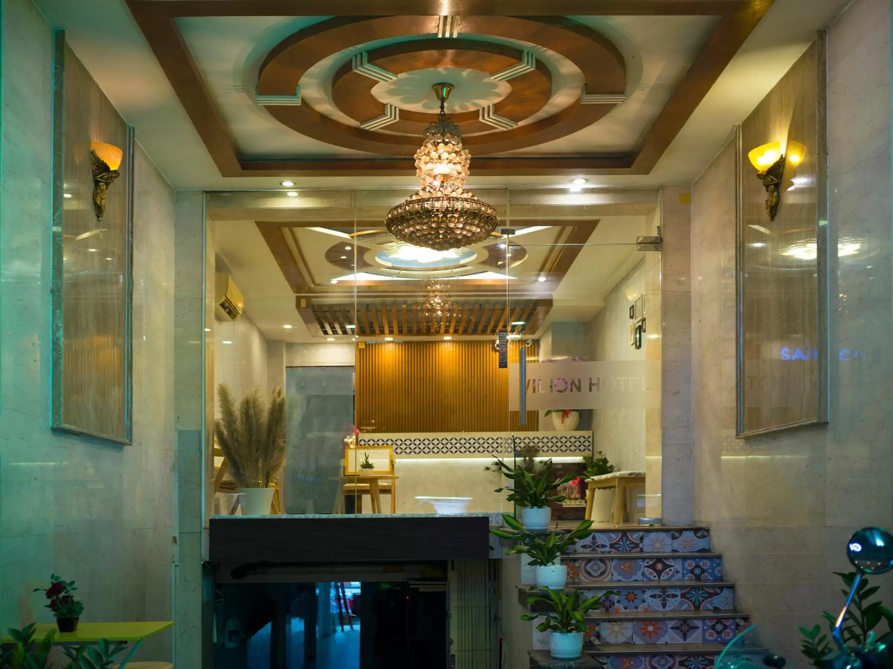 Facade/entrance, Lobby/Reception in Vilion Boutique Hotel Ben Thanh