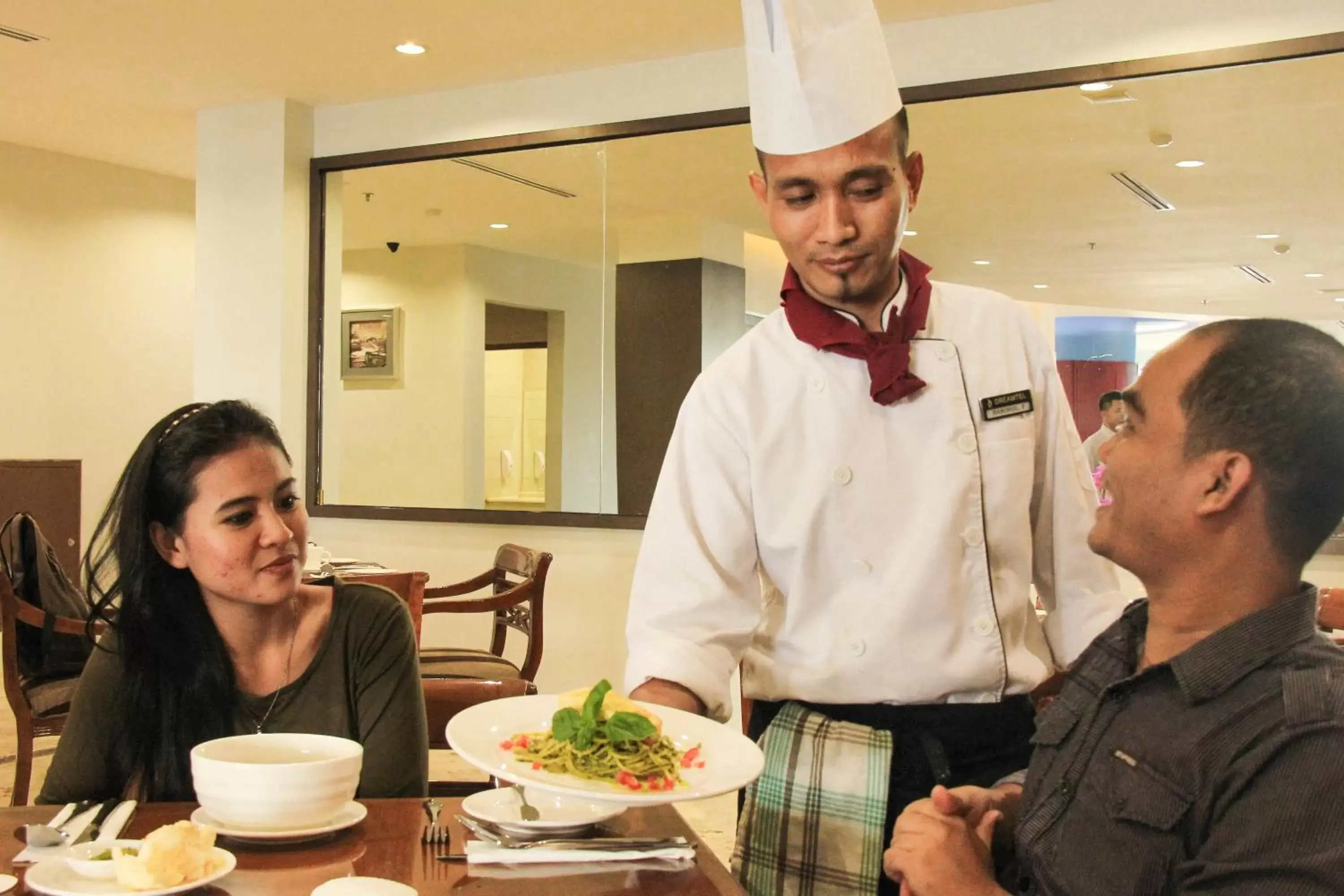 Restaurant/places to eat, Staff in Dreamtel Jakarta