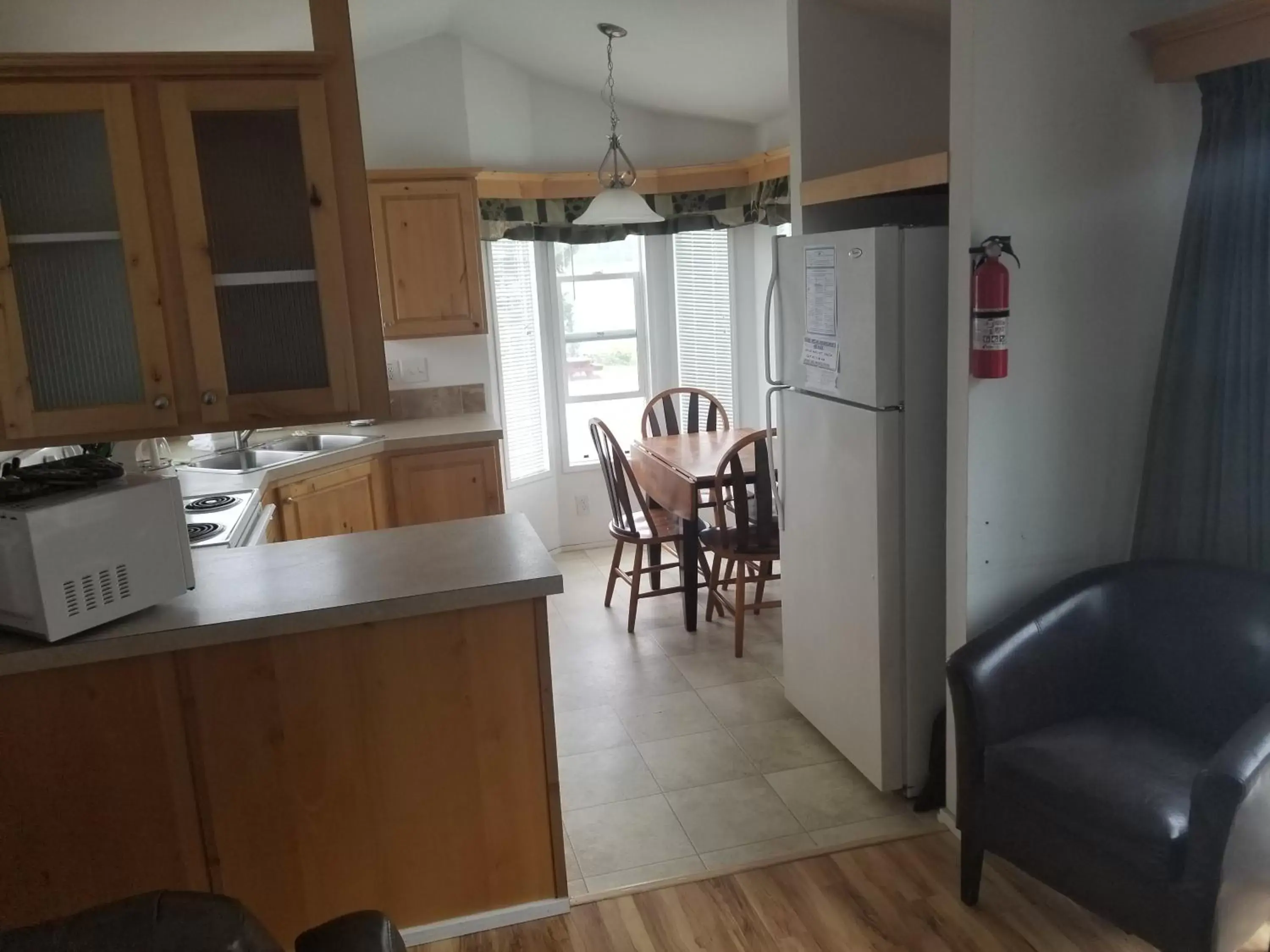 Kitchen/Kitchenette in Paradise Cove RV Resort & Marina