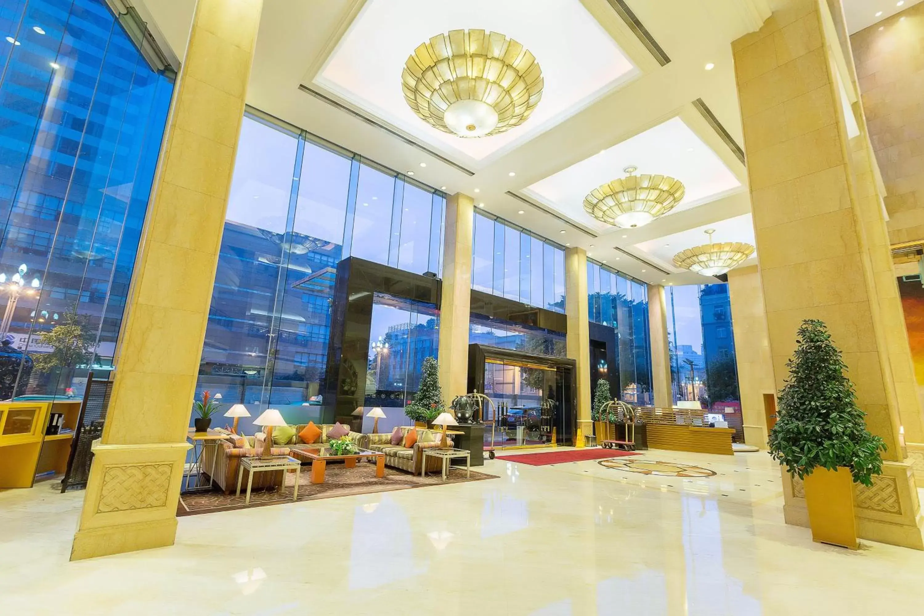 Lobby or reception, Lobby/Reception in Sheraton Chengdu Lido Hotel