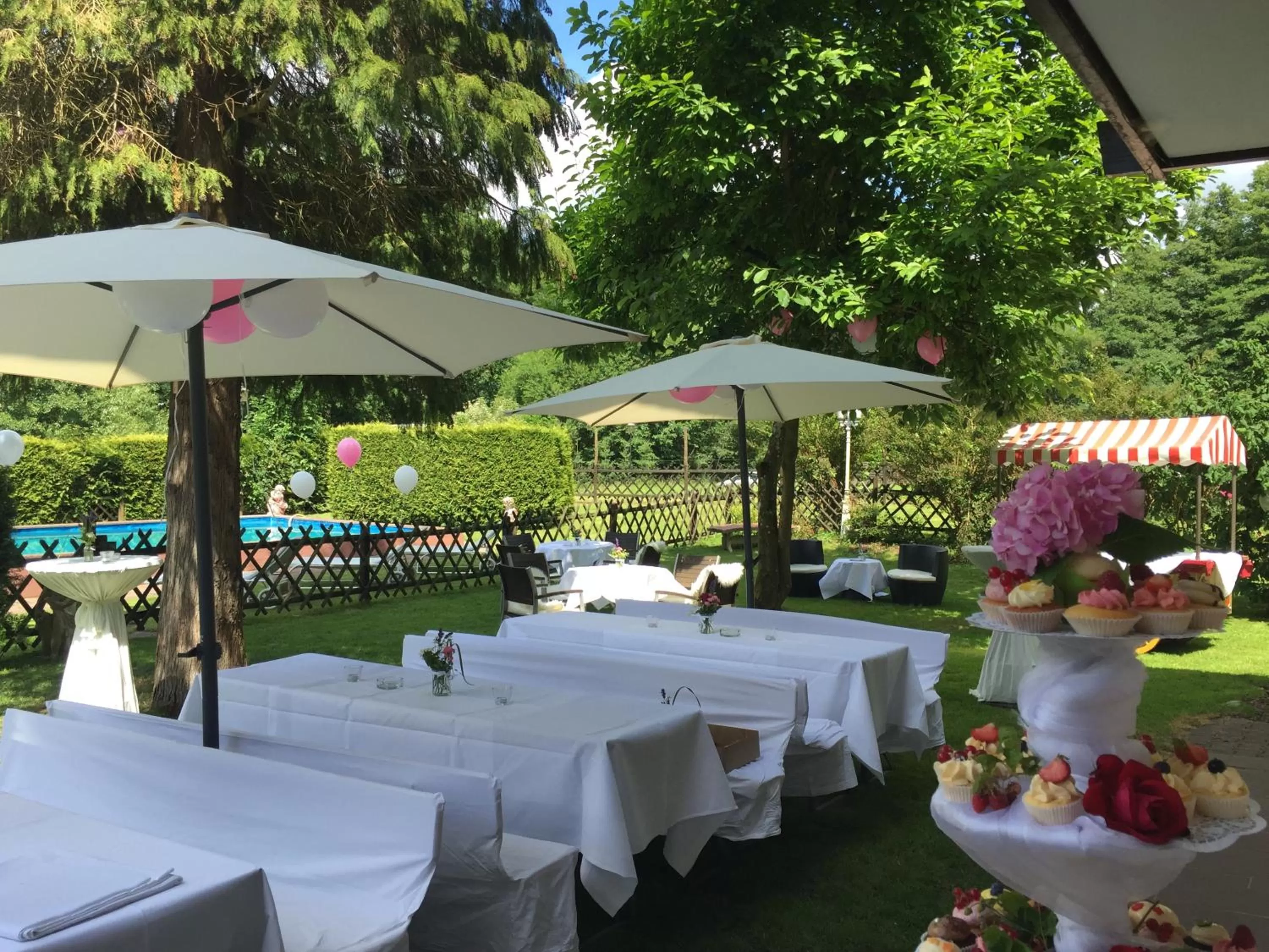 Garden in Hotel Restaurant Paradeismühle