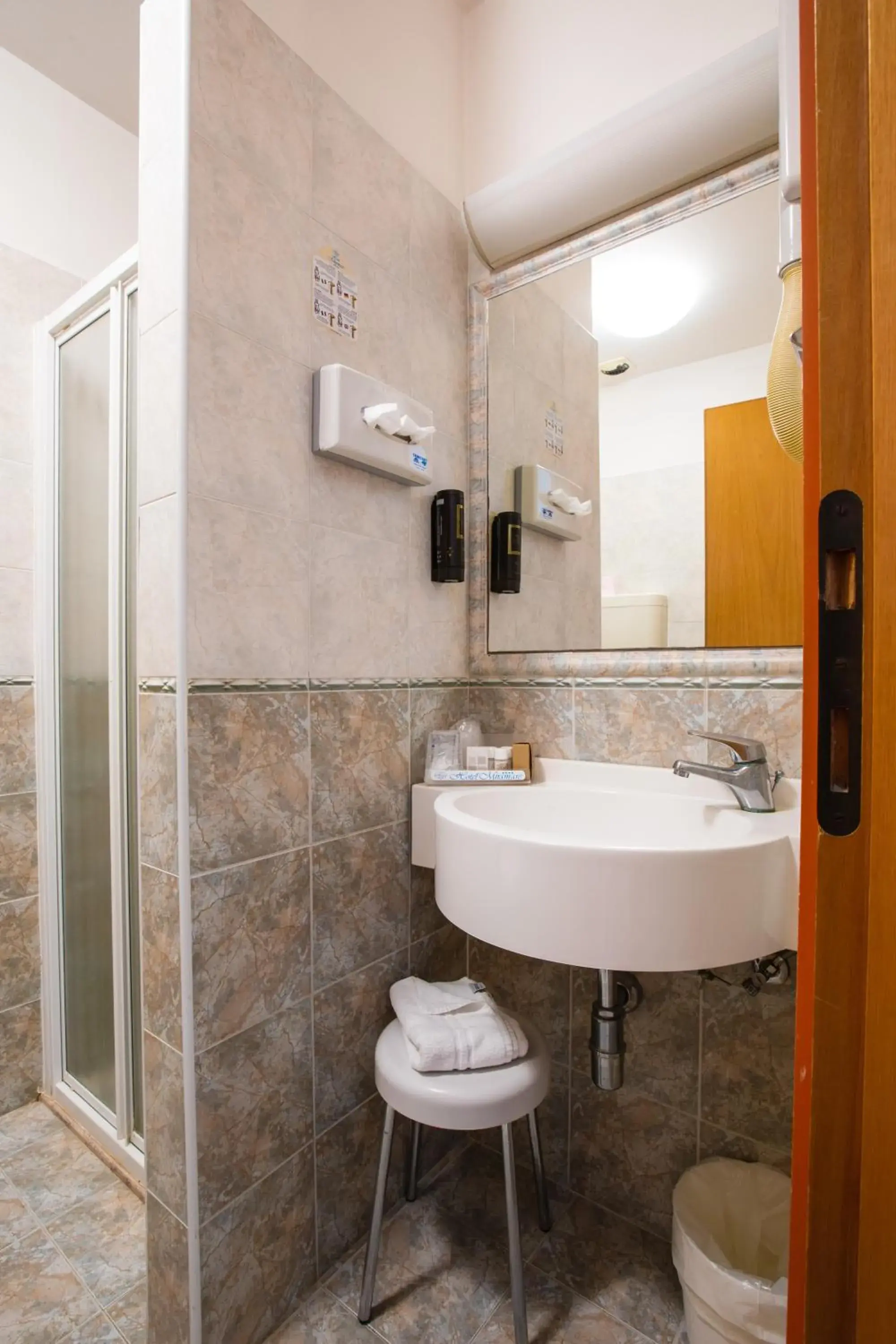 Bathroom in Miramare Hotel Ristorante Convegni