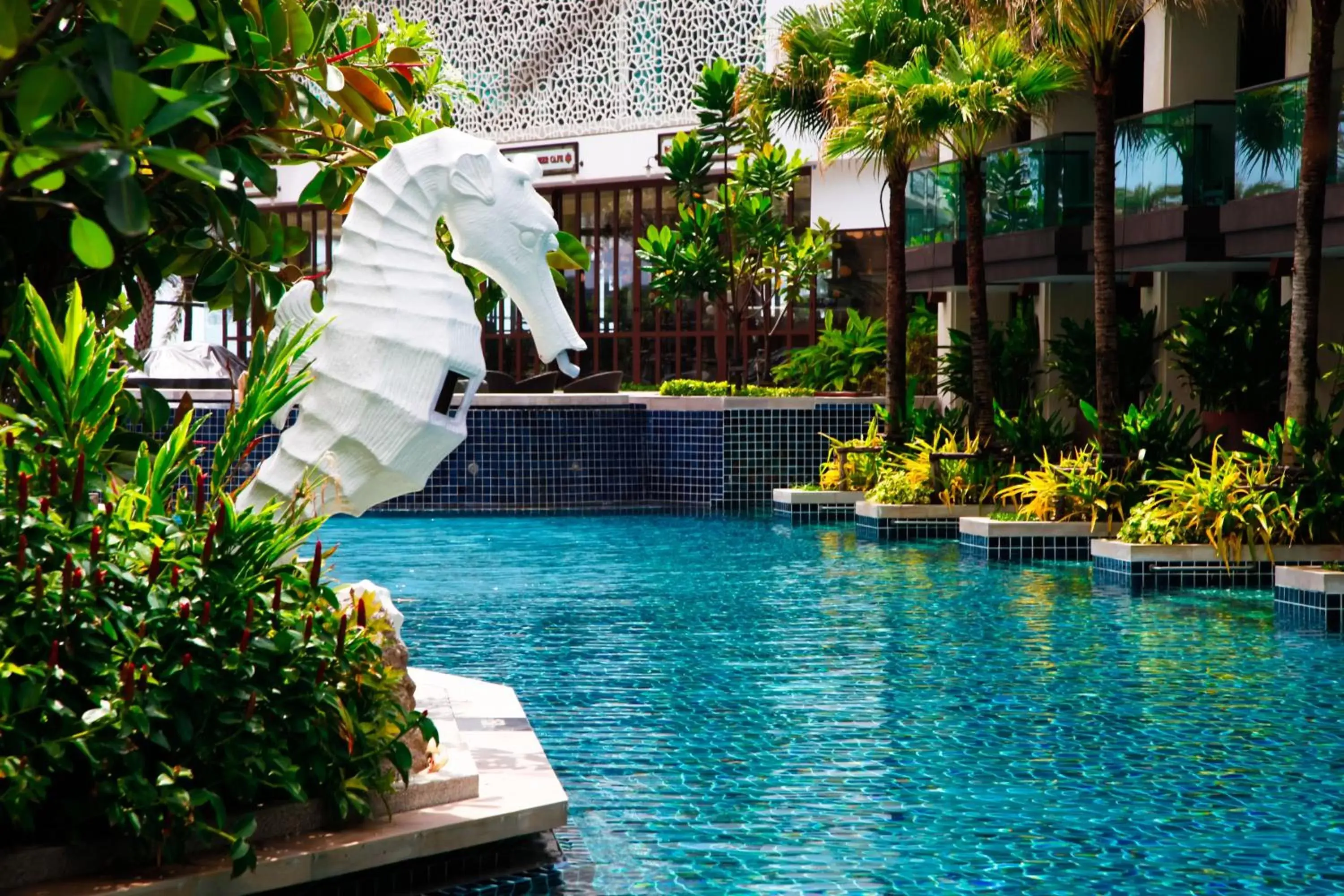 Swimming pool in Phuket Graceland Resort and Spa - SHA Extra Plus