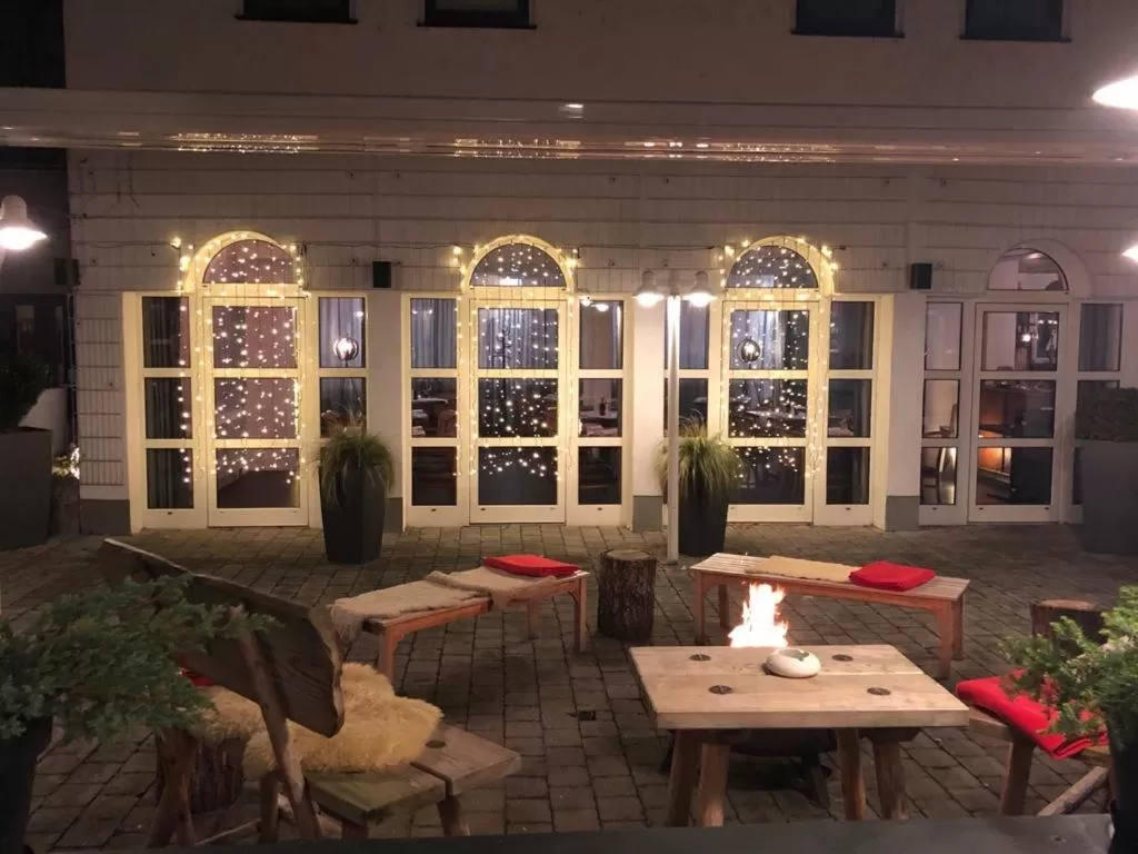 Patio in Hotel Feyrer