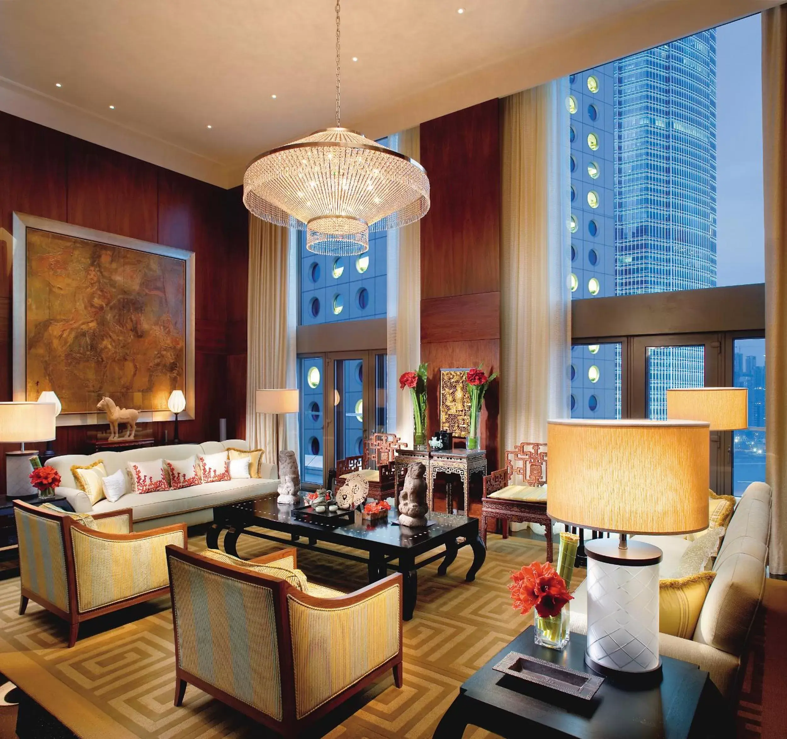 Living room in Mandarin Oriental Hong Kong