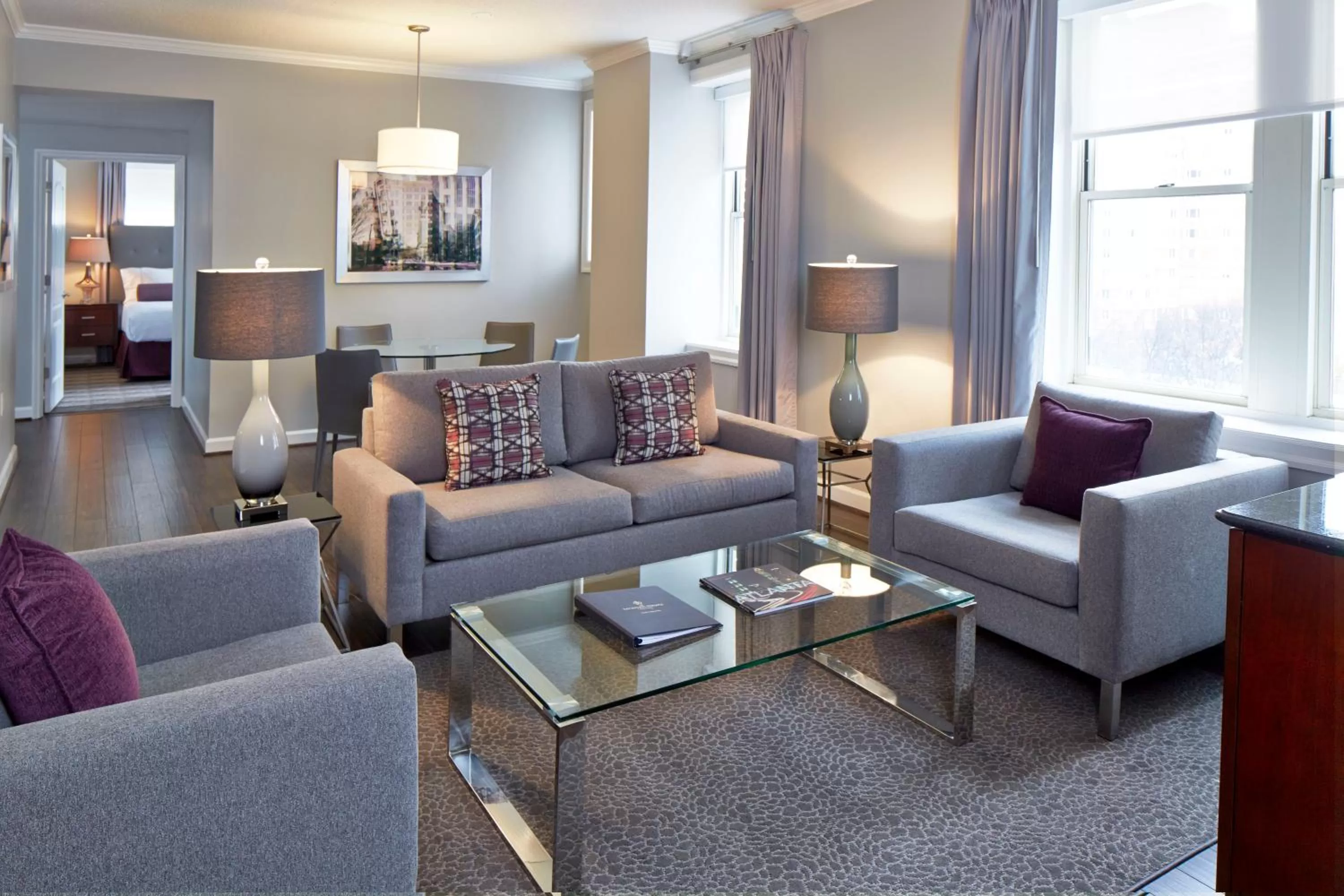 Seating area in The Georgian Terrace