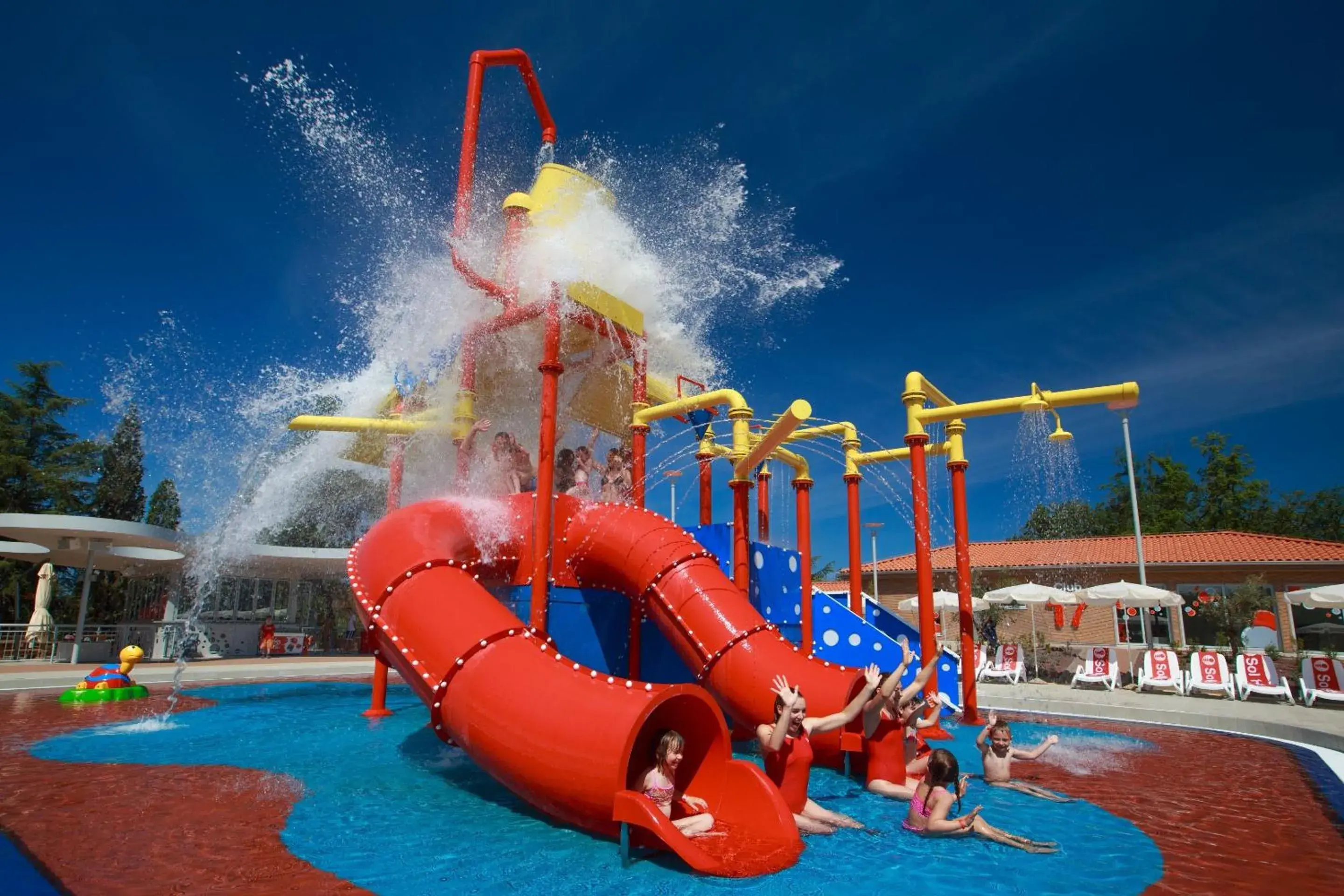 People, Water Park in Sol Garden Istra