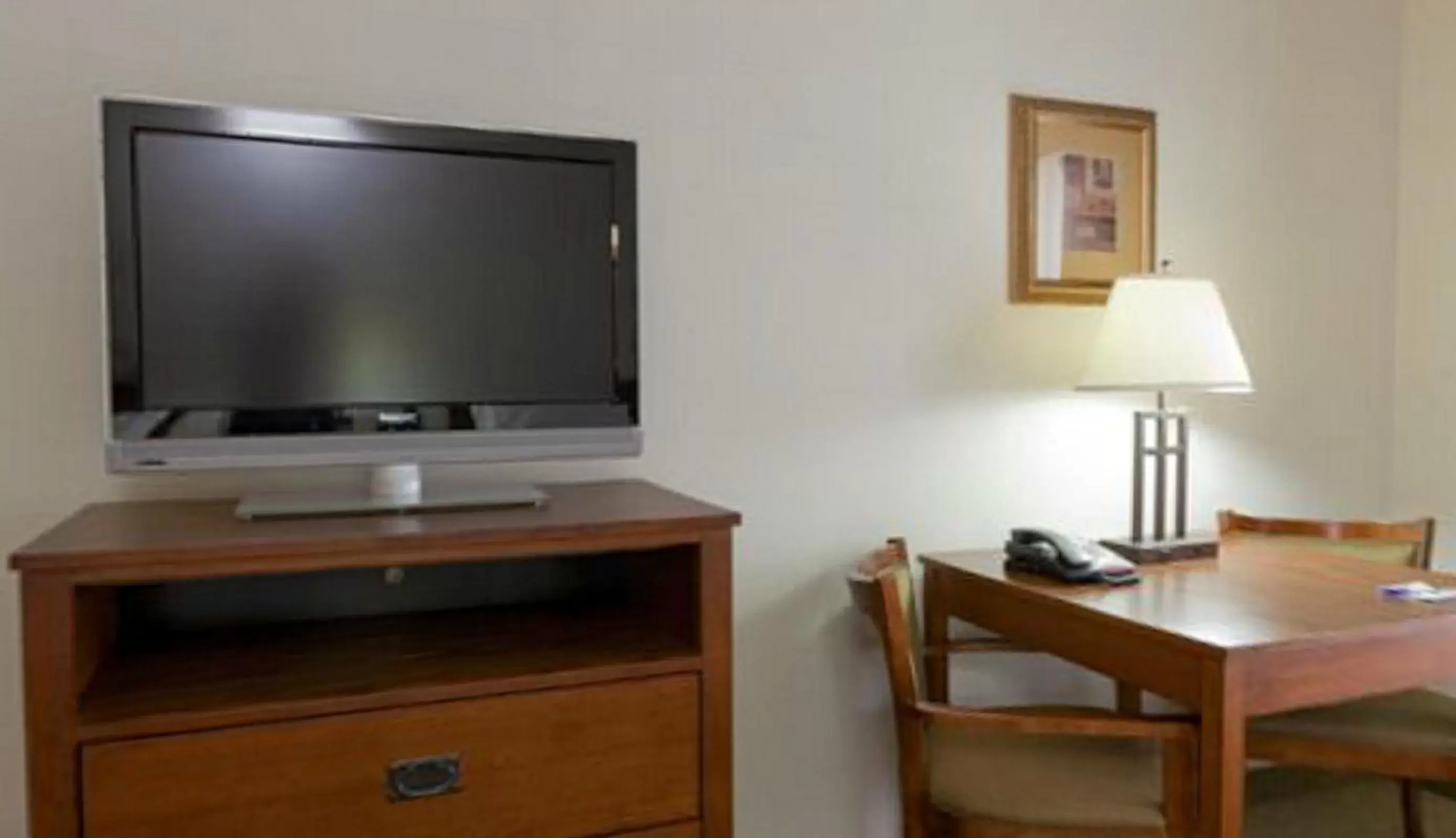 TV and multimedia, TV/Entertainment Center in Holiday Inn Express Hotel & Suites Mattoon, an IHG Hotel