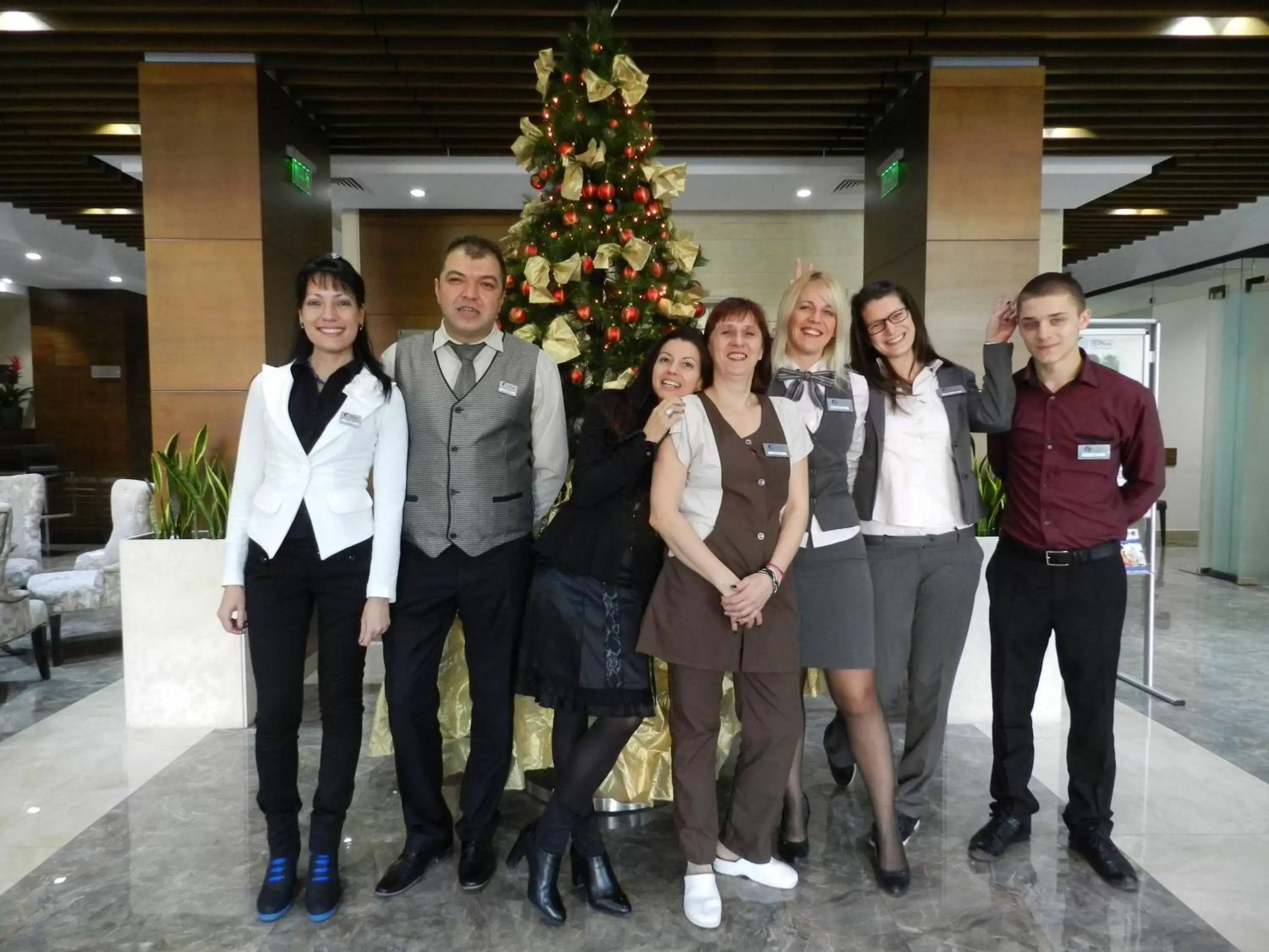 Staff in Central Hotel Sofia