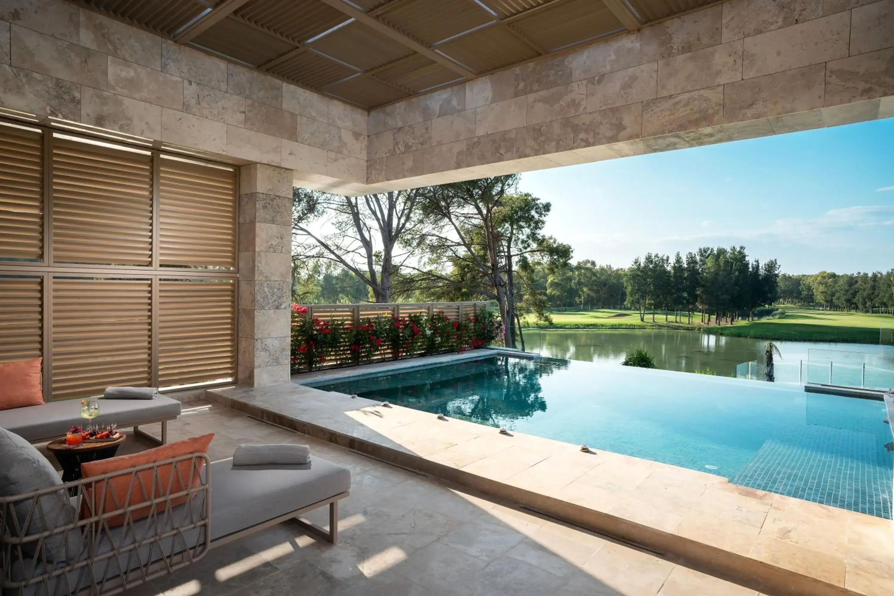 Patio, Swimming Pool in Kaya Palazzo Golf Resort