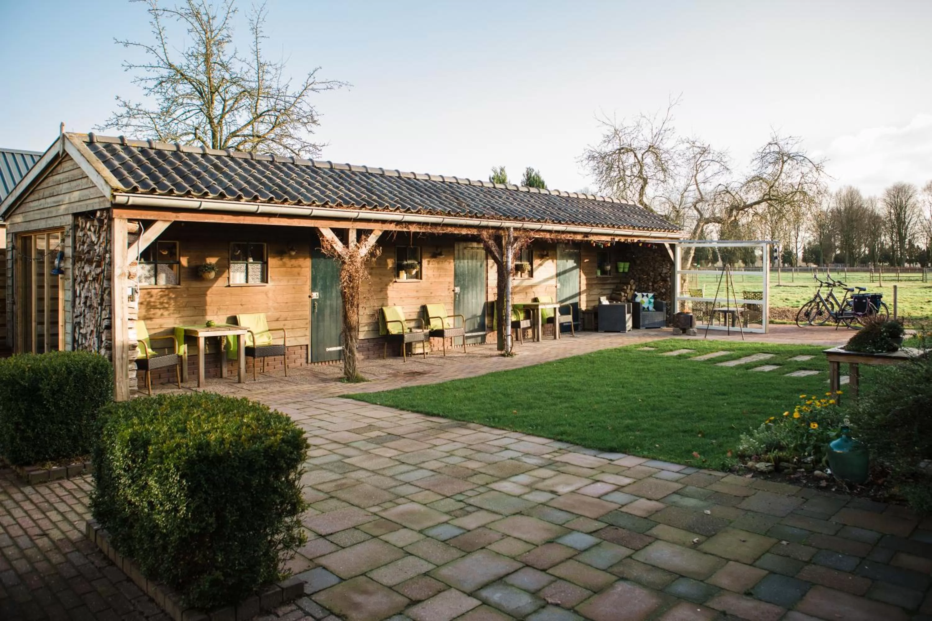 Garden view, Property Building in B&B de Ster van Dwingeloo