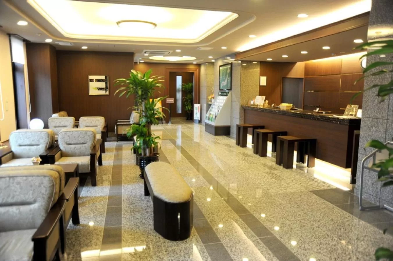 Lobby or reception in Hotel Route-Inn Ena