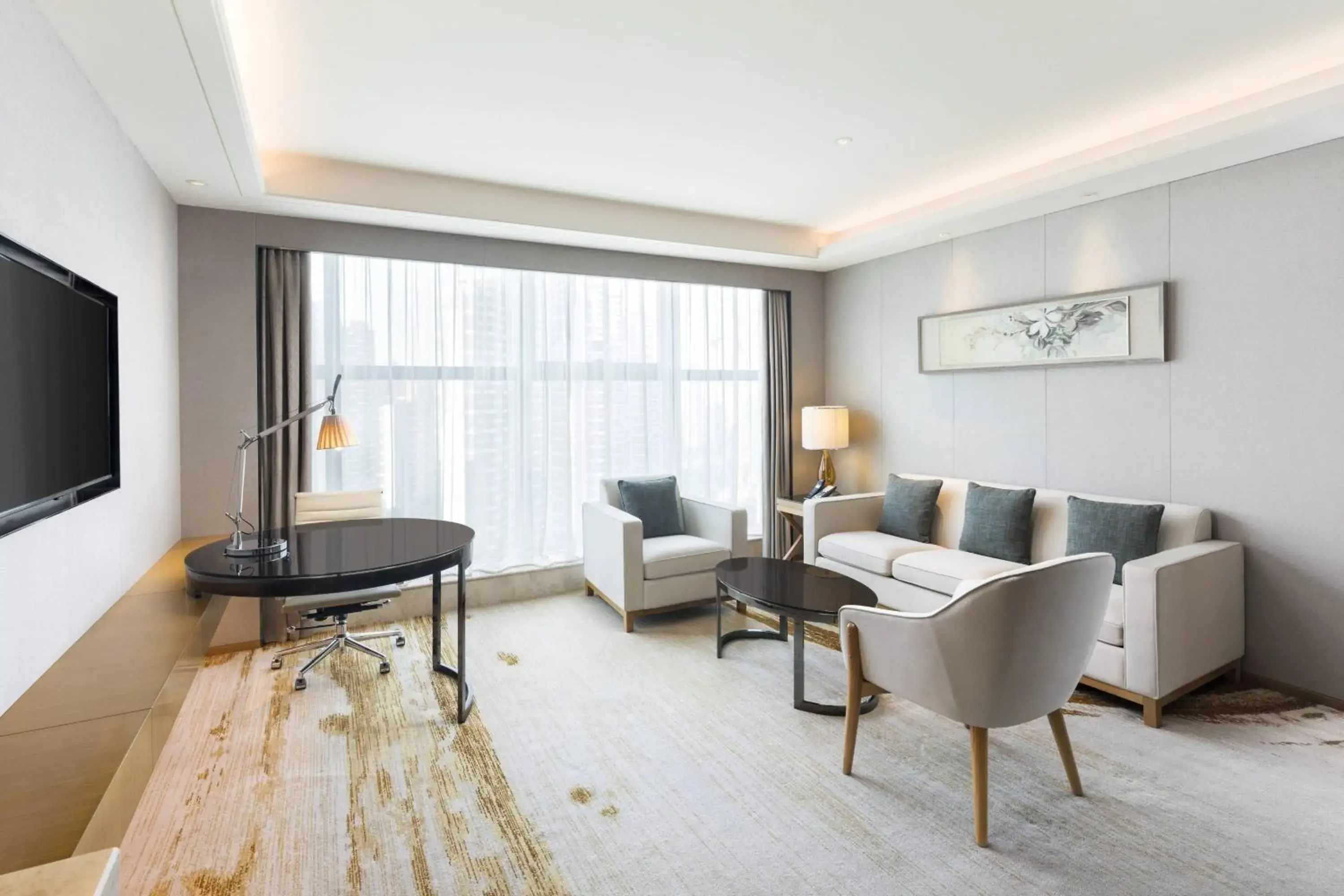 Living room, Seating Area in Courtyard by Marriott Zhengzhou East