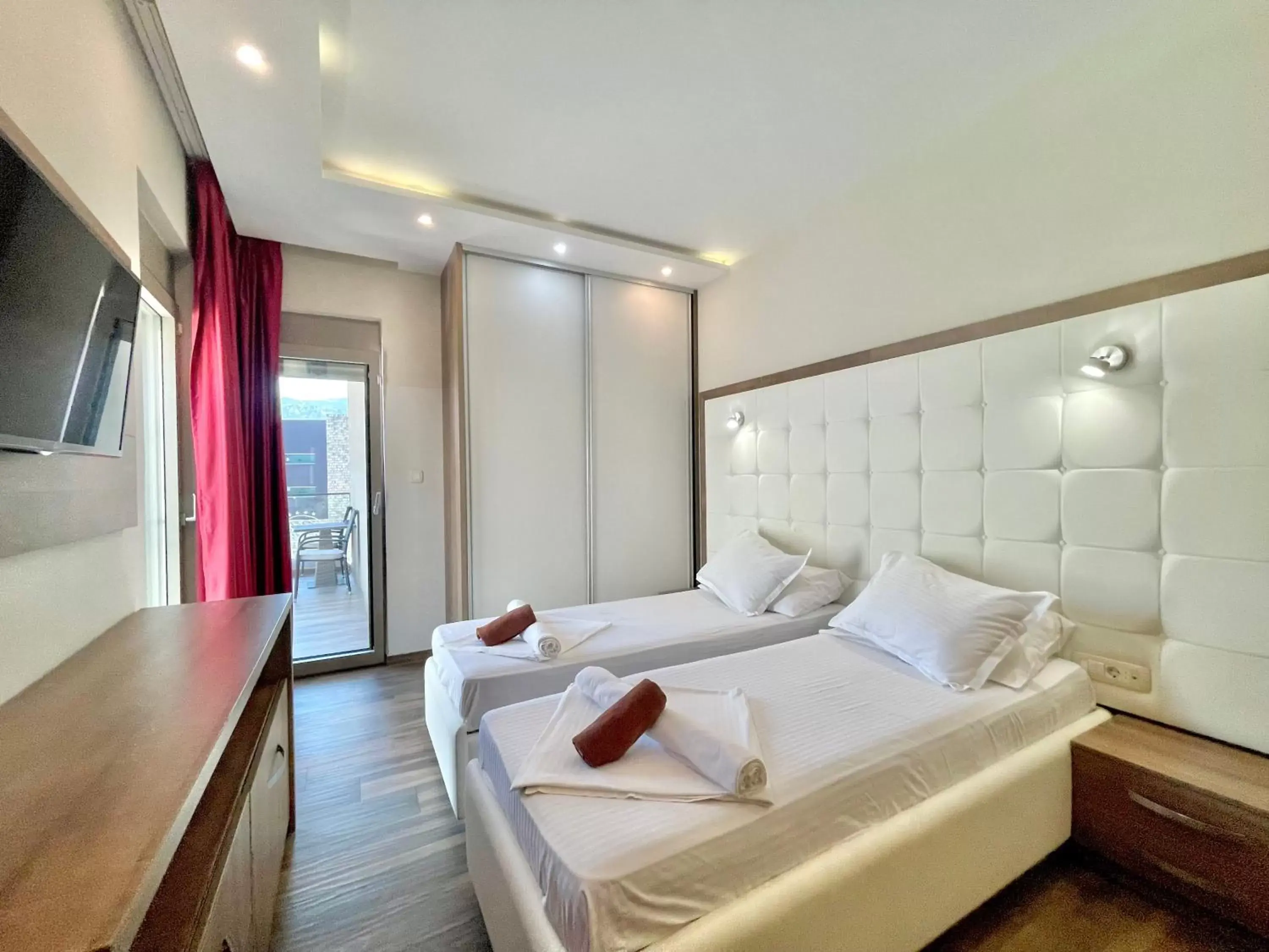 Bed in Hotel Butua Residence