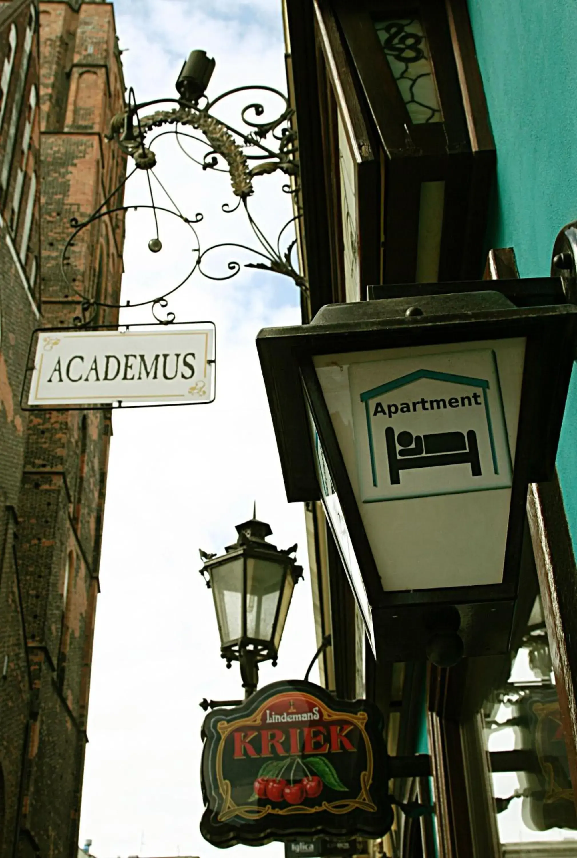 Decorative detail, Property Logo/Sign in Academus - Cafe/Pub & Guest House