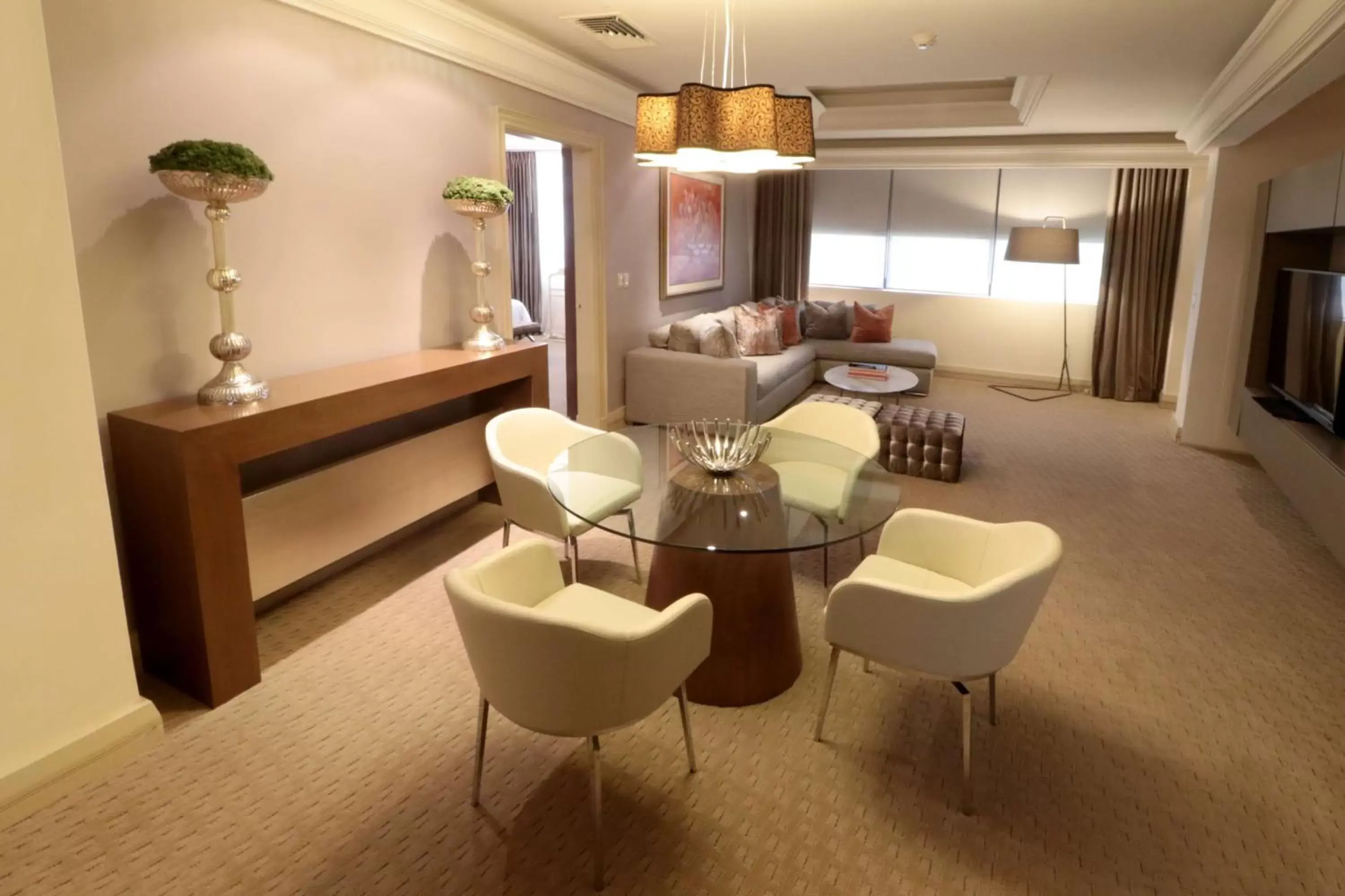 Living room, Seating Area in MS Milenium Monterrey Curio Collection by Hilton