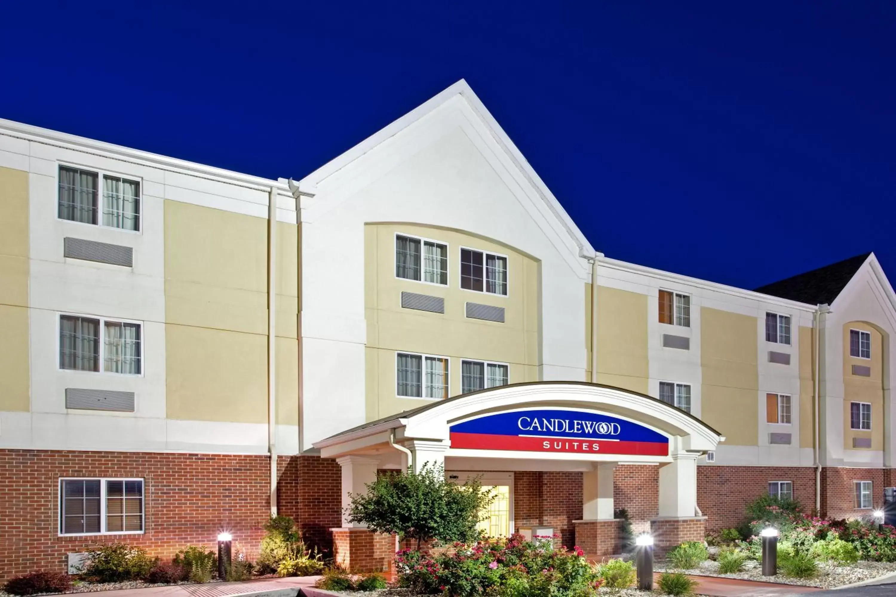 Property building in Candlewood Suites Merrillville, an IHG Hotel