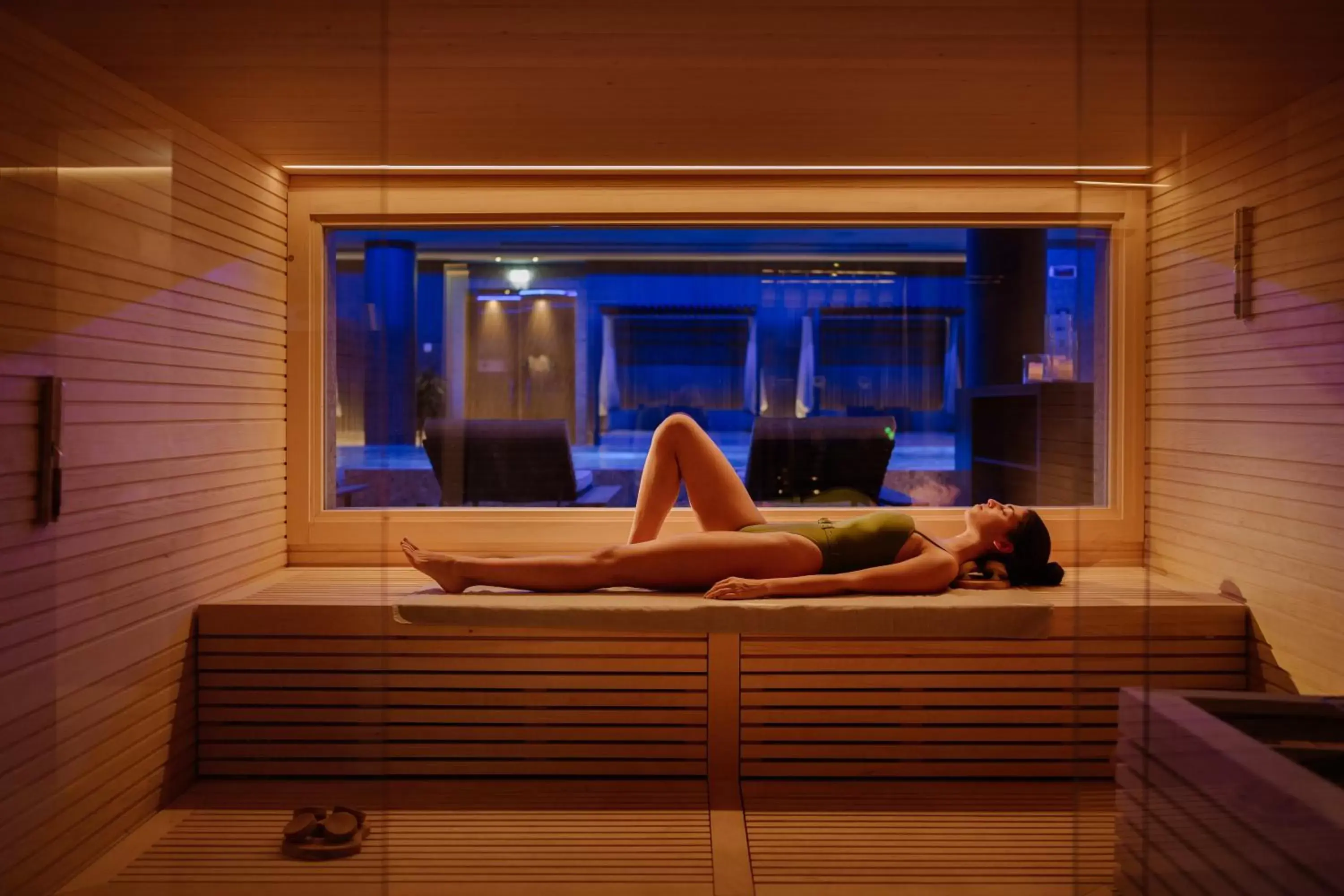 Sauna in Grand Hotel Victoria concept & spa, by R Collection Hotels