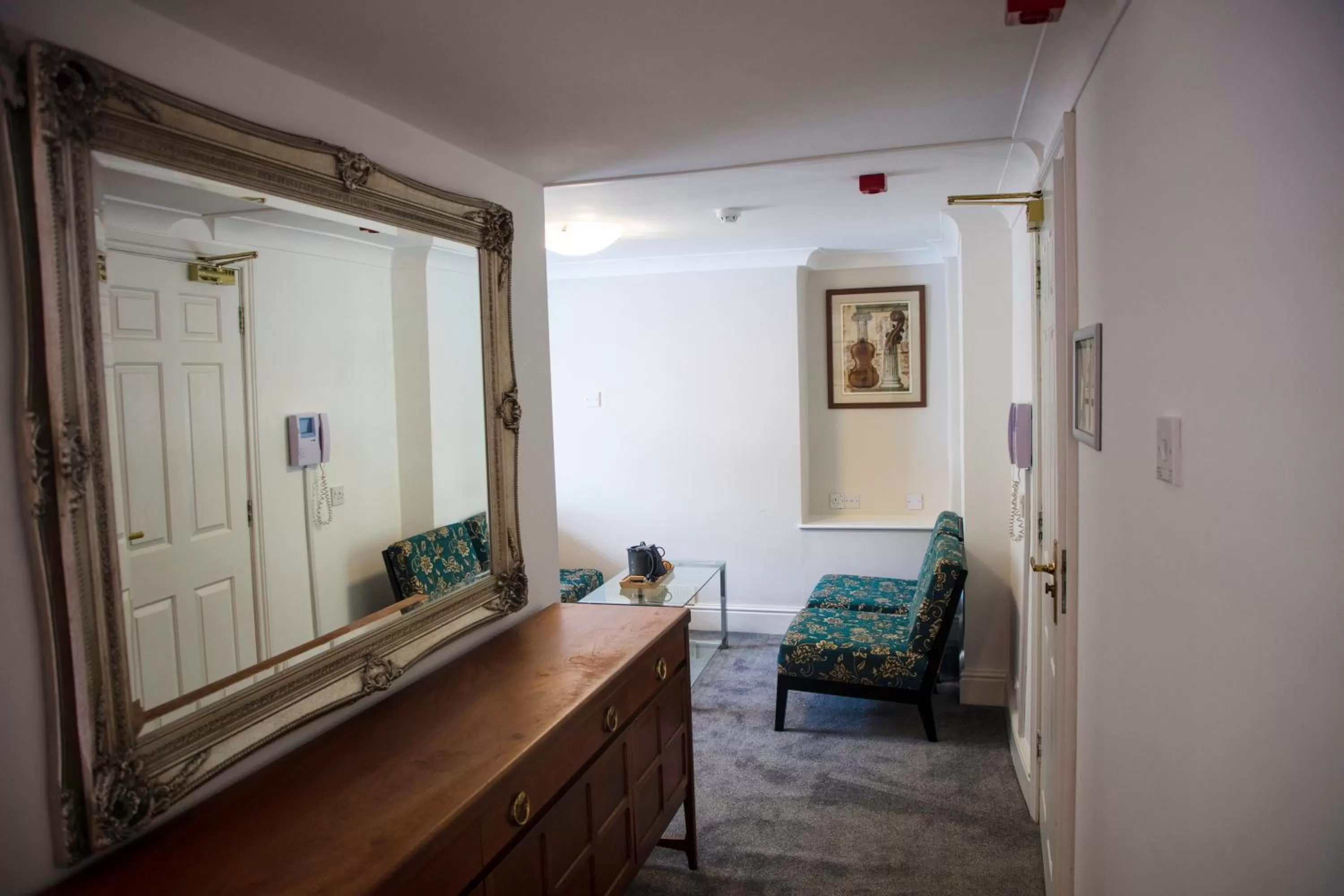 Seating area in The Charlton Boutique Hotel