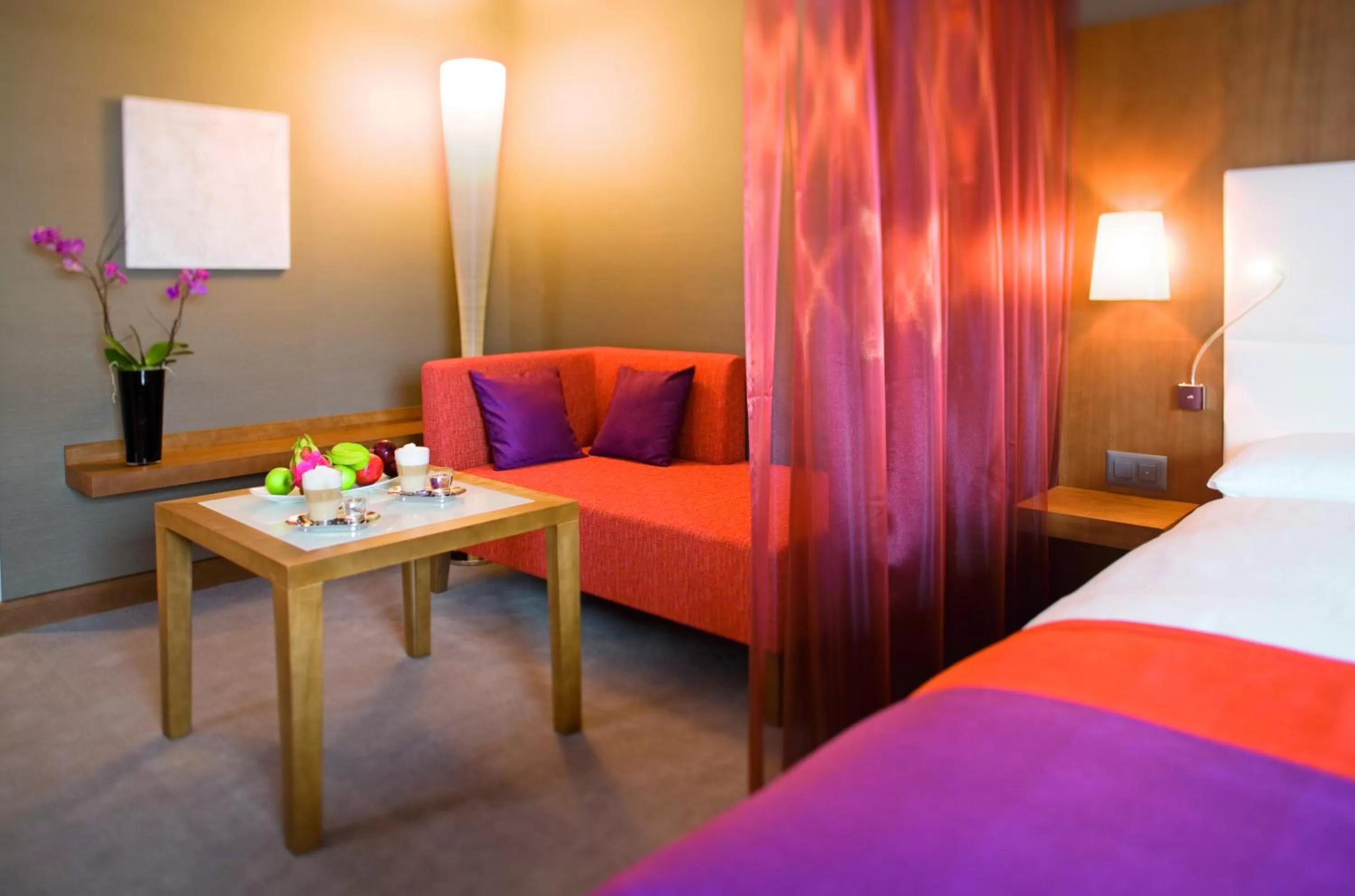 Bed in Mövenpick Hotel Zurich Airport