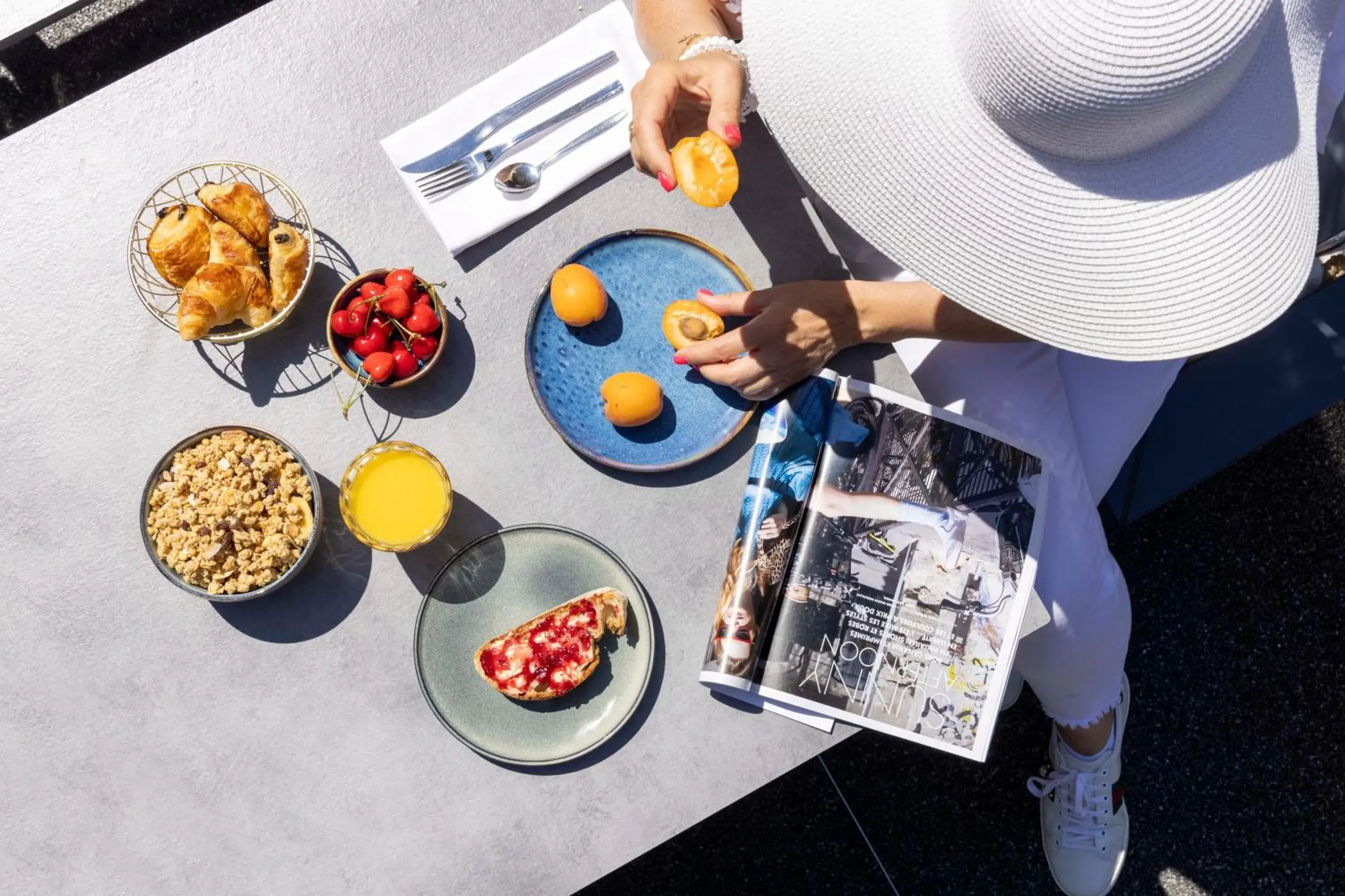 Breakfast in Le Mas du Terme