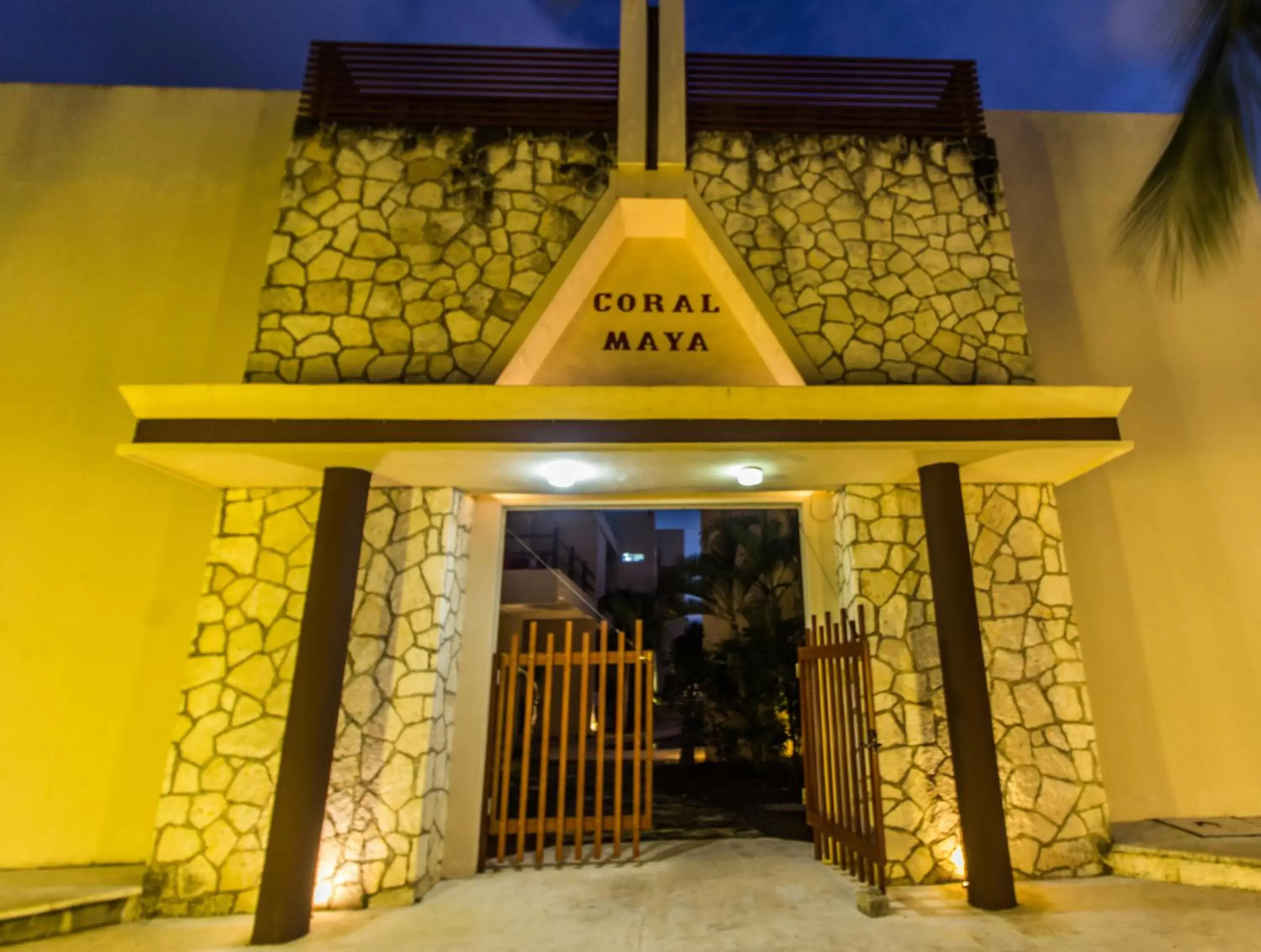 Facade/entrance in Coral Maya Stay Suites