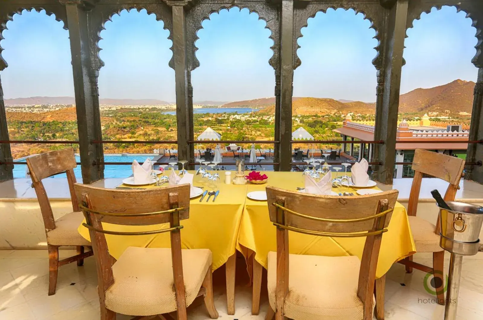 View (from property/room), Restaurant/Places to Eat in Fateh Garh Resort by Fateh Collection