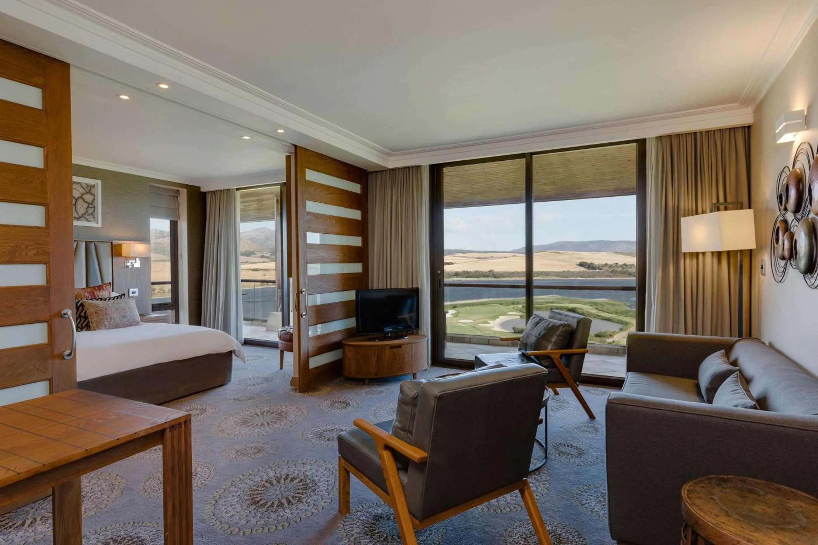Premium Deluxe King Suite with Lake View in Arabella Hotel, Golf and Spa
