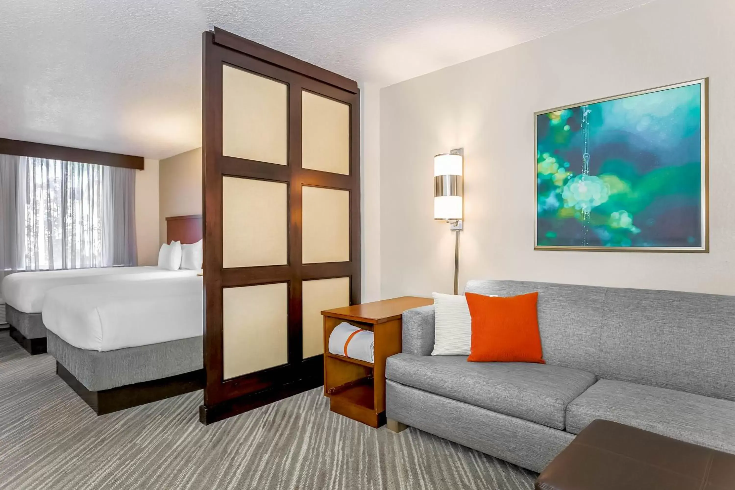 Queen Room with Two Queen Beds and Sofa Bed - High Floor in Hyatt Place Lake Mary/Orlando North