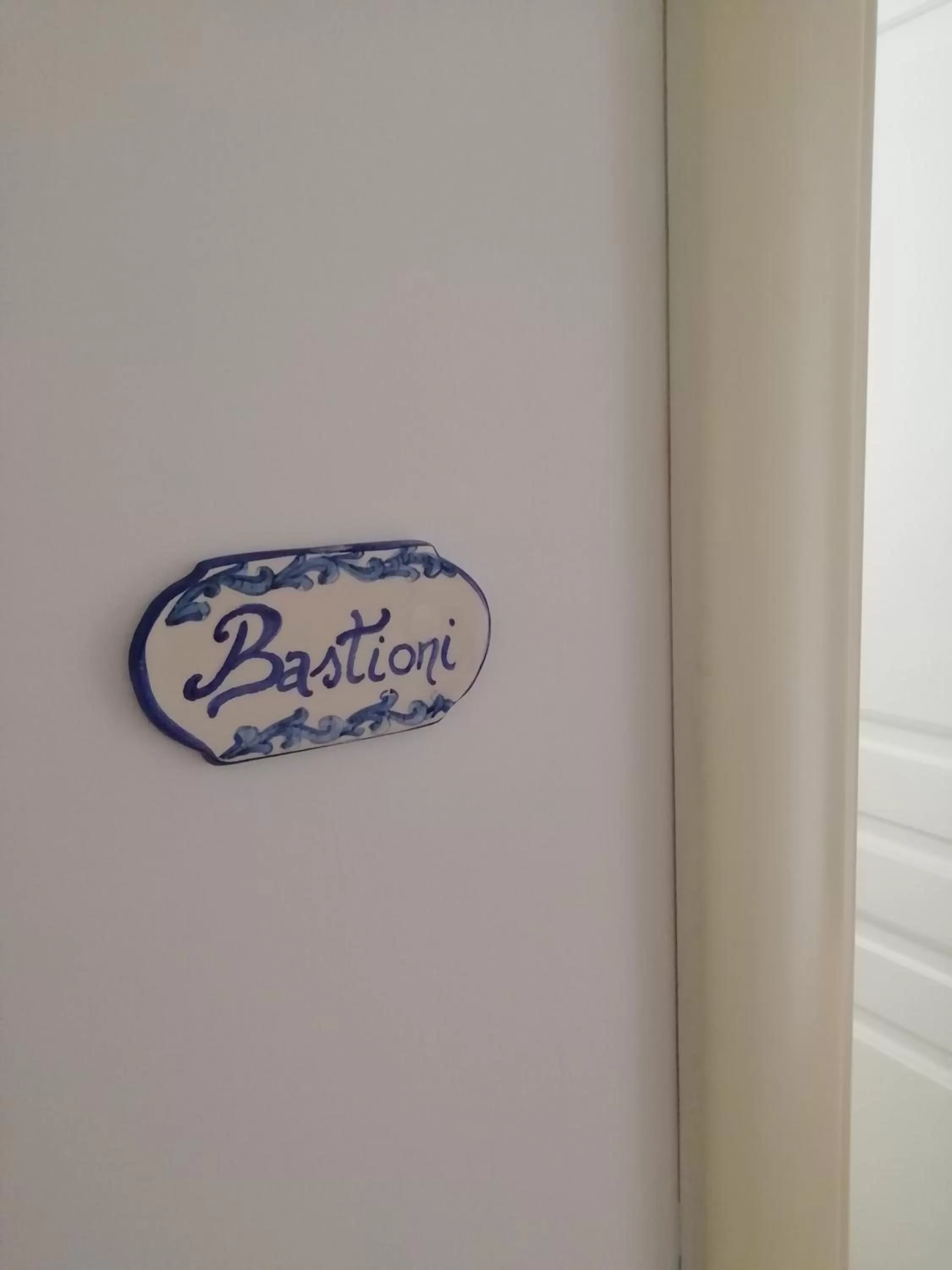 Decorative detail in Ai Bastioni del Massimo