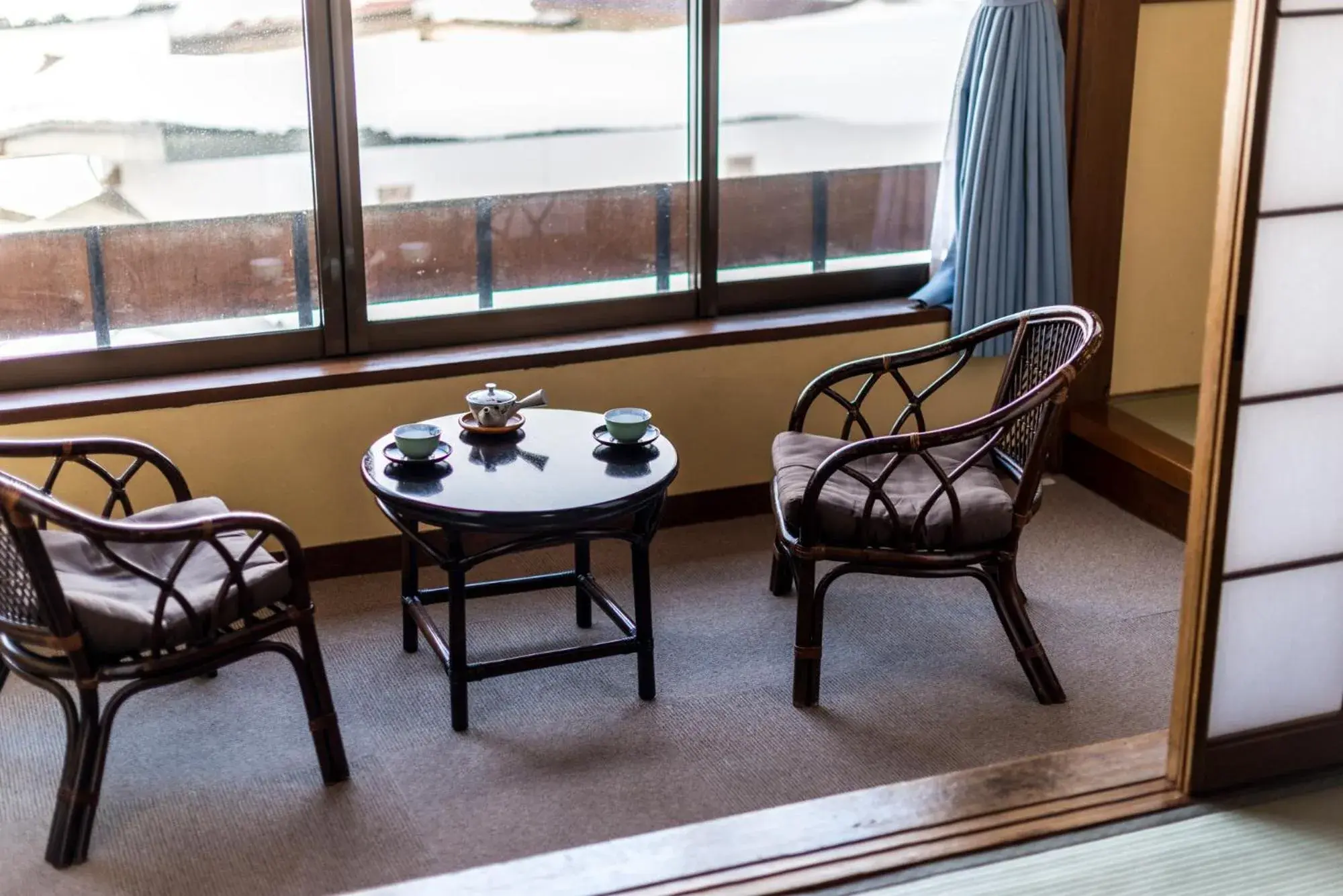 Seating Area in Takamiya Ryokan Yamakawa