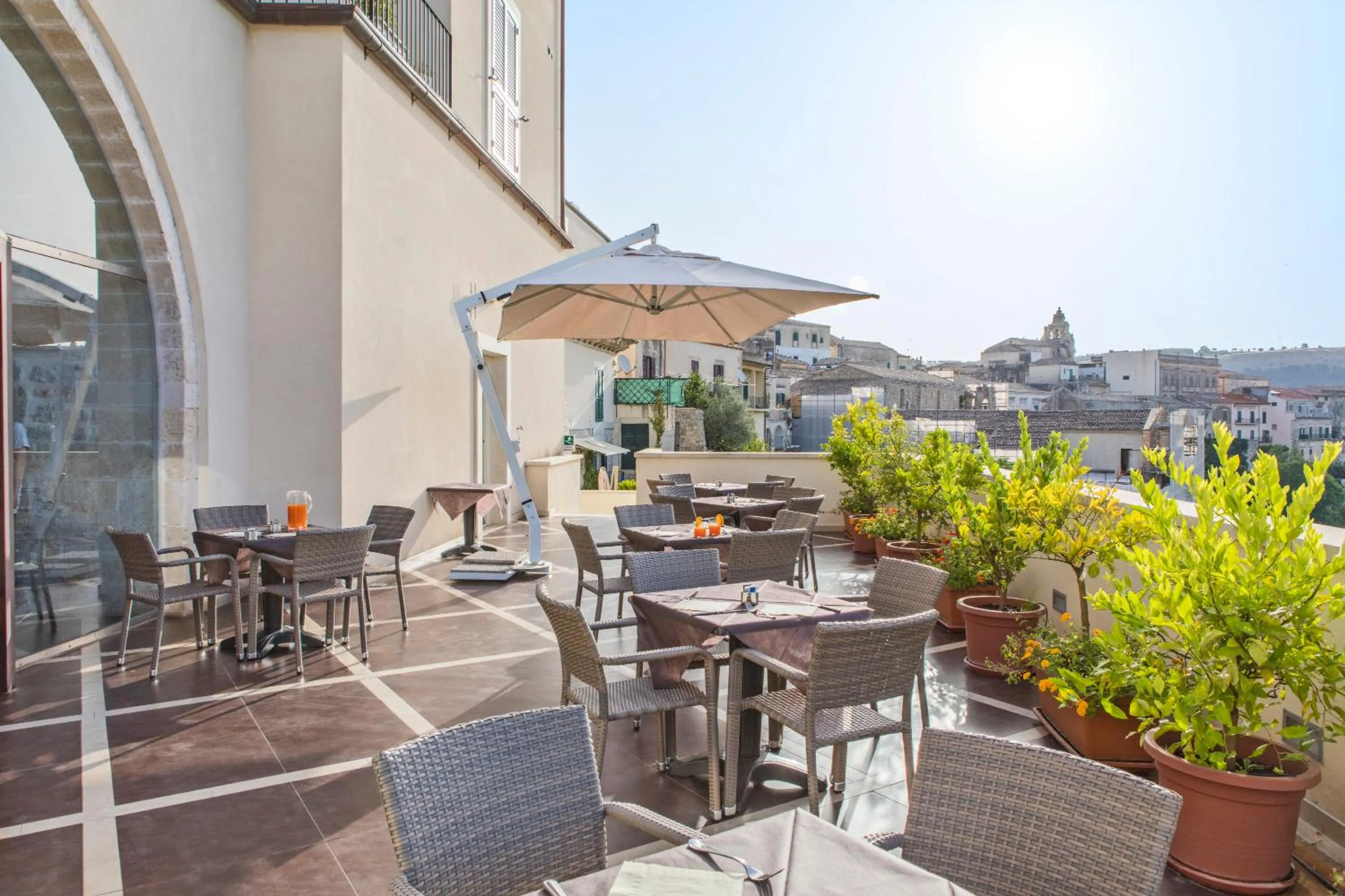 Balcony/Terrace in San Giorgio Palace Hotel Ragusa Ibla