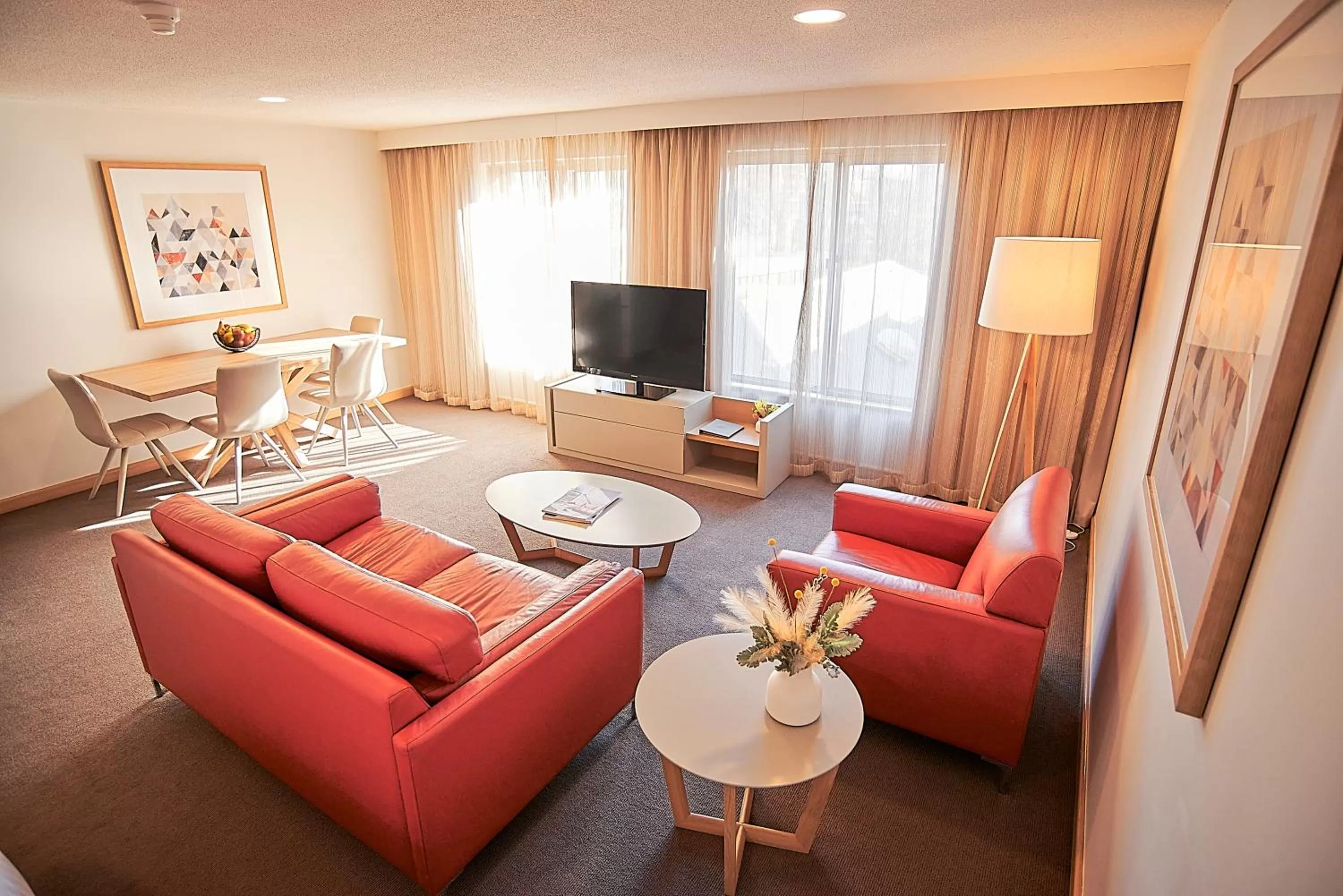 Living room in Salamanca Inn